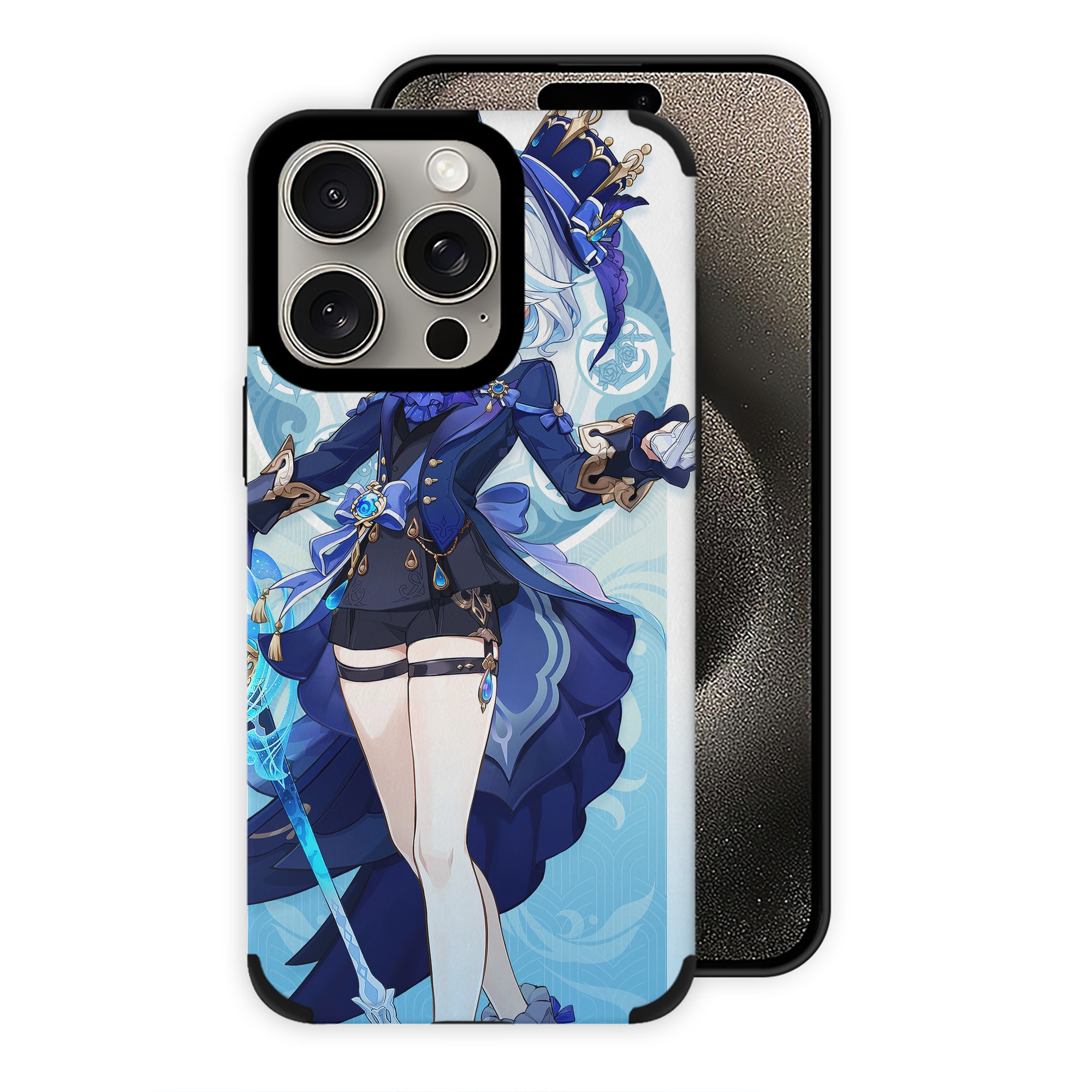 げんし神 genshin 【iPhone15ProMax対応】 PUレザー スマホケース 耐衝撃＆黄変防止