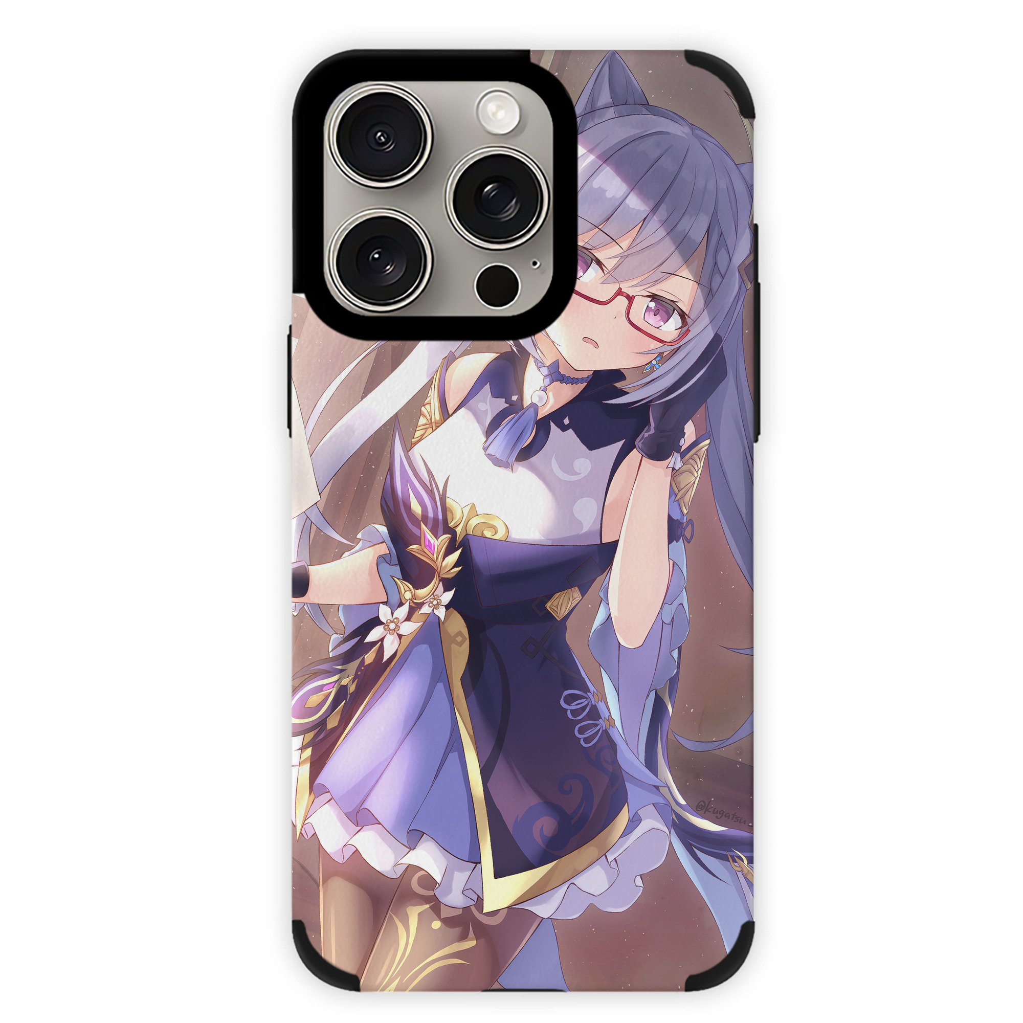 げんし神 genshin 【iPhone15ProMax対応】 PUレザー スマホケース 耐衝撃＆黄変防止