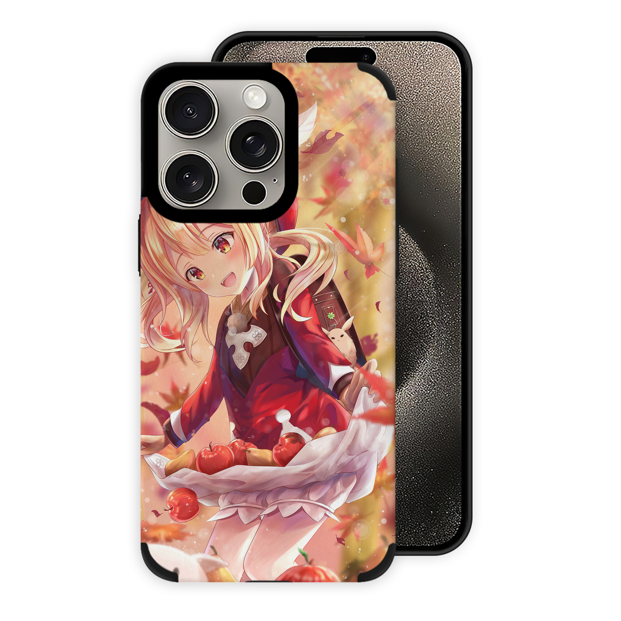 げんし神 genshin 【iPhone15ProMax対応】 PUレザー スマホケース 耐衝撃＆黄変防止