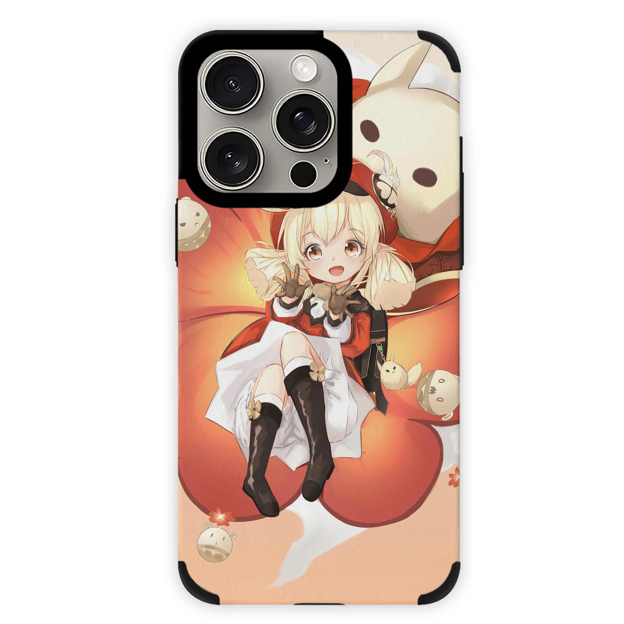 げんし神 genshin 【iPhone15ProMax対応】 PUレザー スマホケース 耐衝撃＆黄変防止
