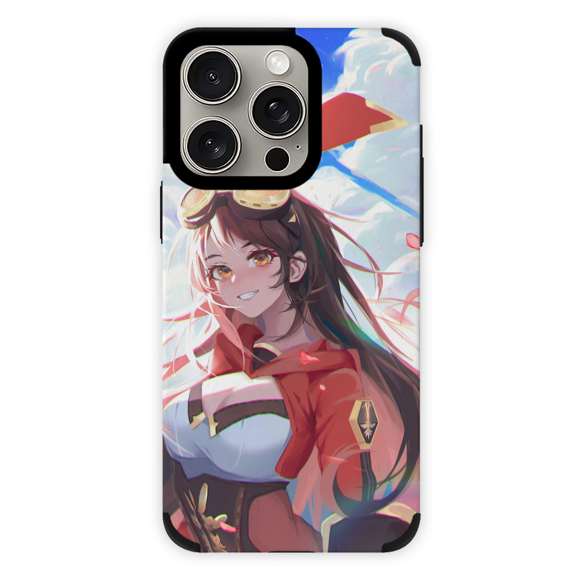 げんし神 genshin 【iPhone15ProMax対応】 PUレザー スマホケース 耐衝撃＆黄変防止