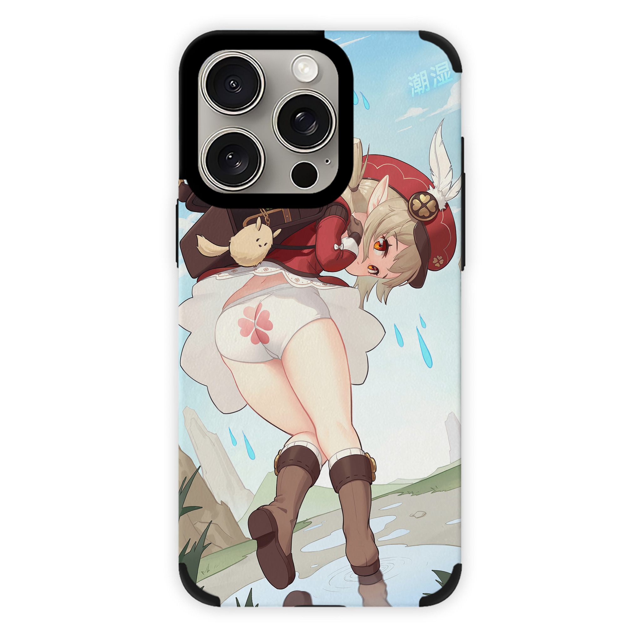 げんし神 genshin 【iPhone15ProMax対応】 PUレザー スマホケース 耐衝撃＆黄変防止