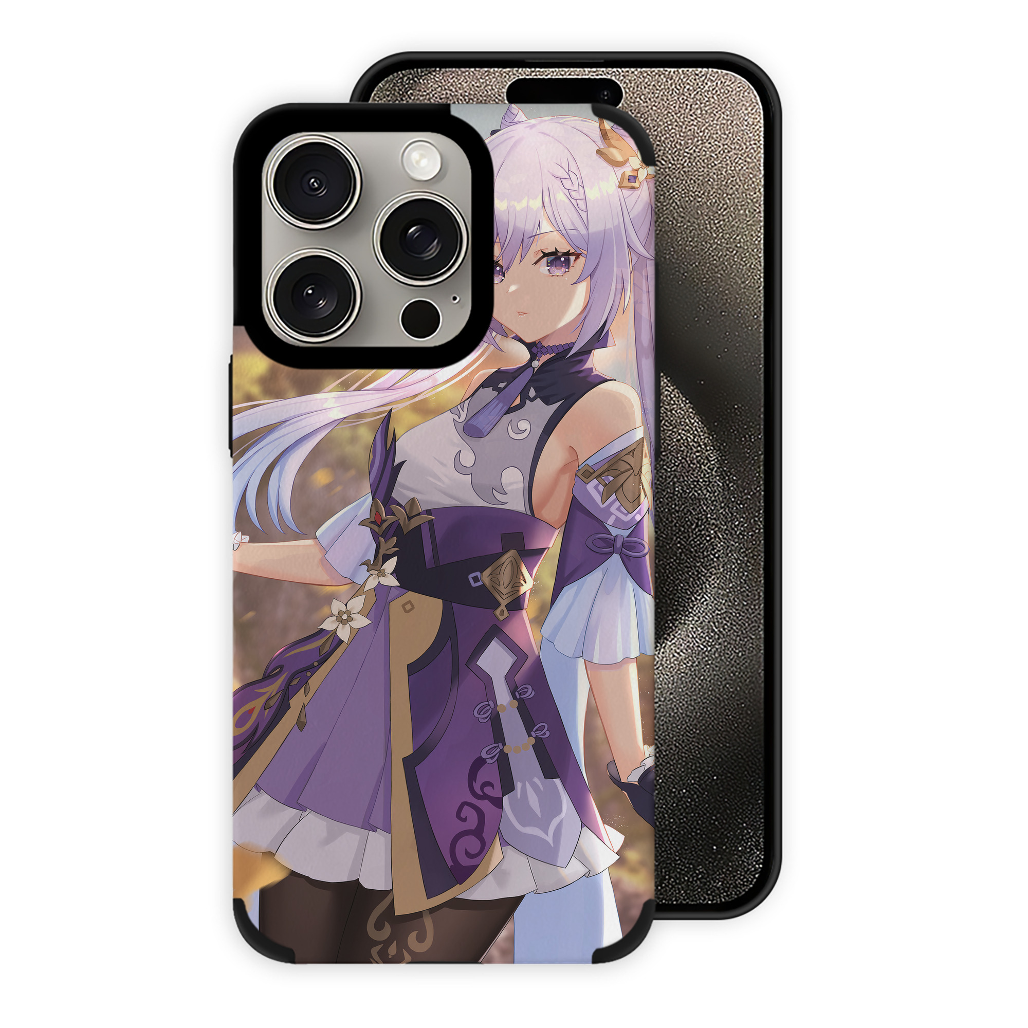 げんし神 genshin 【iPhone15ProMax対応】 PUレザー スマホケース 耐衝撃＆黄変防止