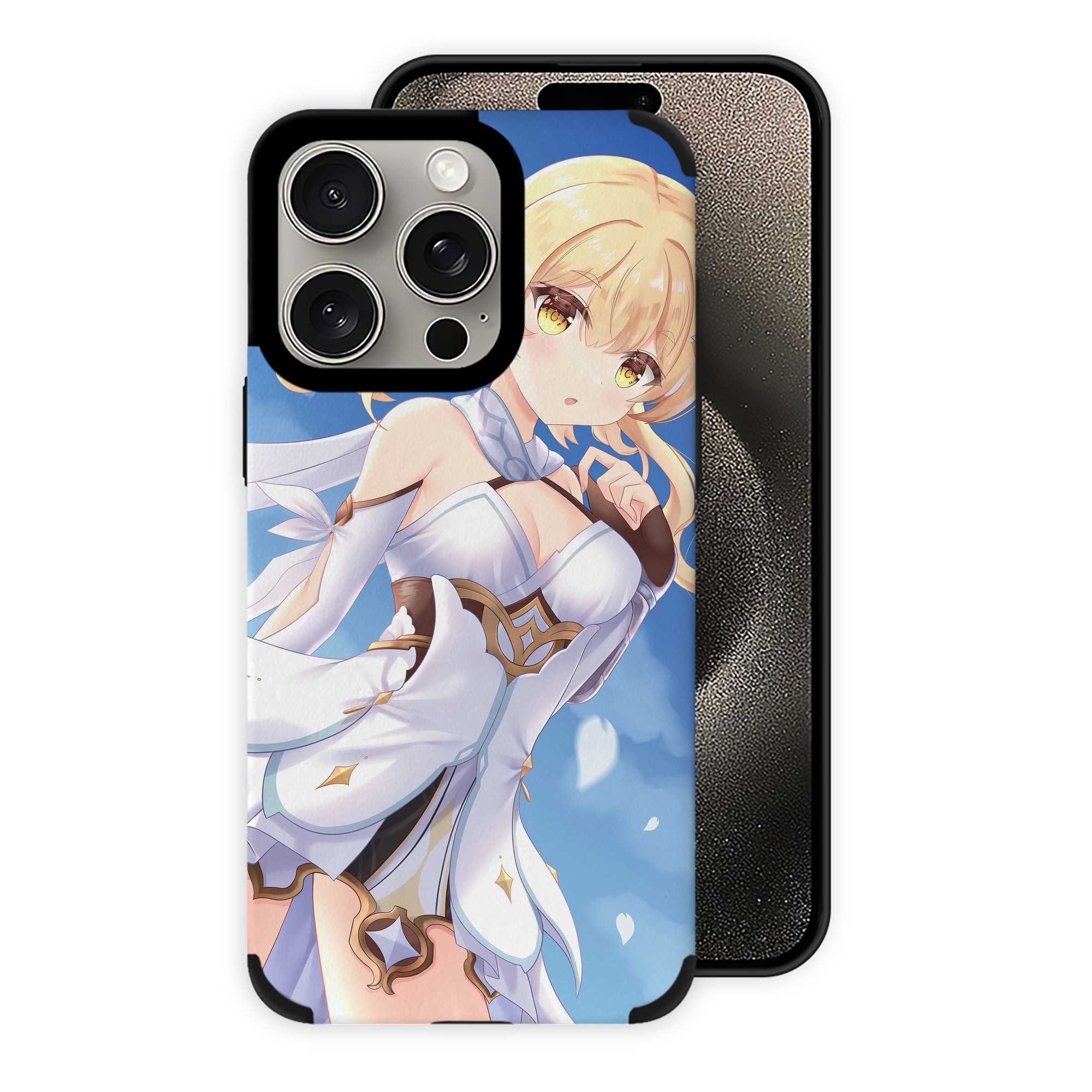 げんし神 genshin 【iPhone15ProMax対応】 PUレザー スマホケース 耐衝撃＆黄変防止
