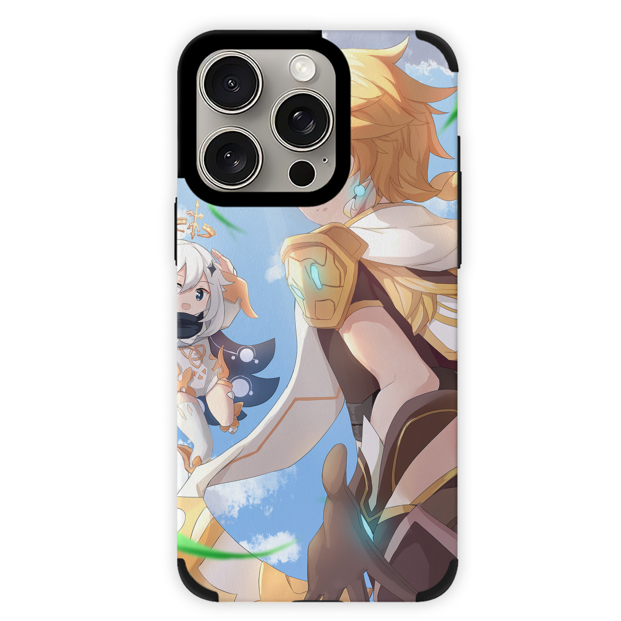 げんし神 genshin 【iPhone15ProMax対応】 PUレザー スマホケース 耐衝撃＆黄変防止