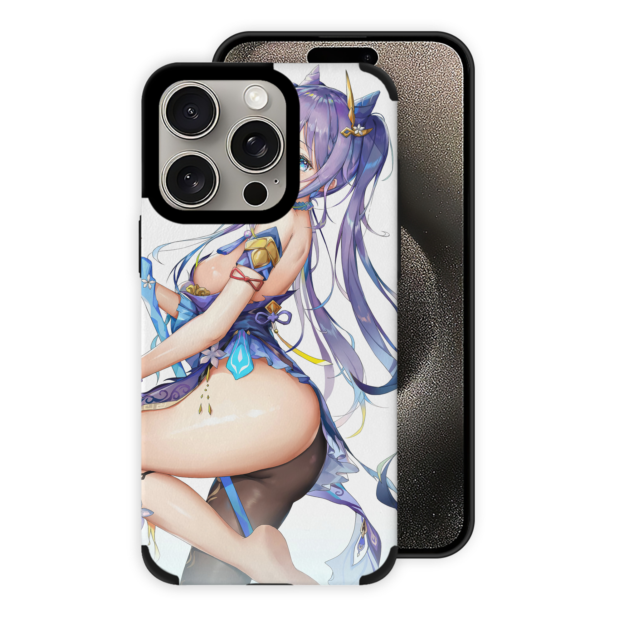 げんし神 genshin 【iPhone15ProMax対応】 PUレザー スマホケース 耐衝撃＆黄変防止