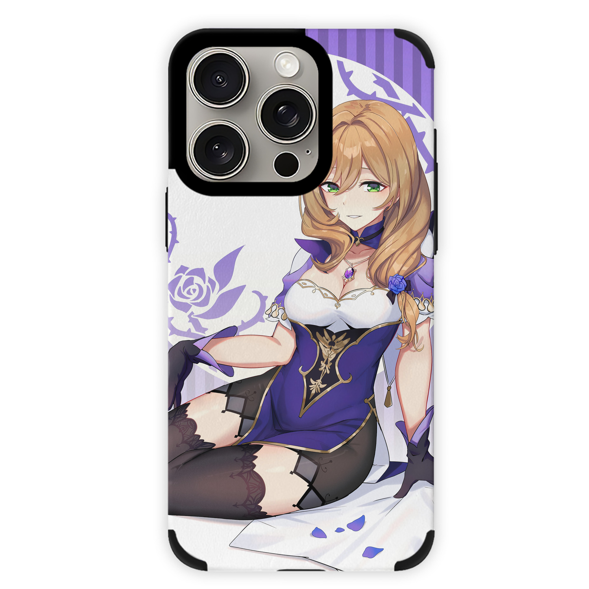 げんし神 genshin 【iPhone15ProMax対応】 PUレザー スマホケース 耐衝撃＆黄変防止