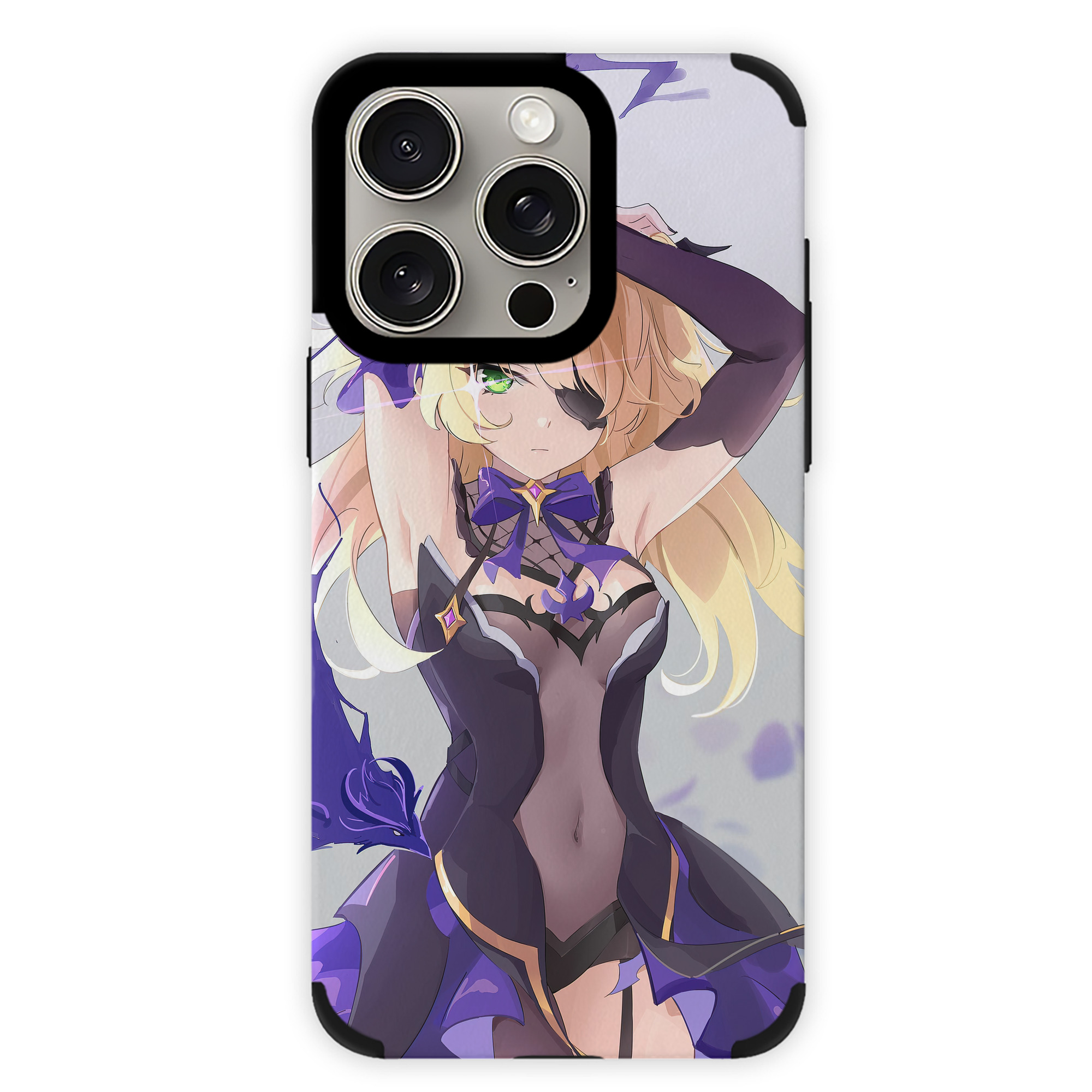 げんし神 genshin 【iPhone15ProMax対応】 PUレザー スマホケース 耐衝撃＆黄変防止