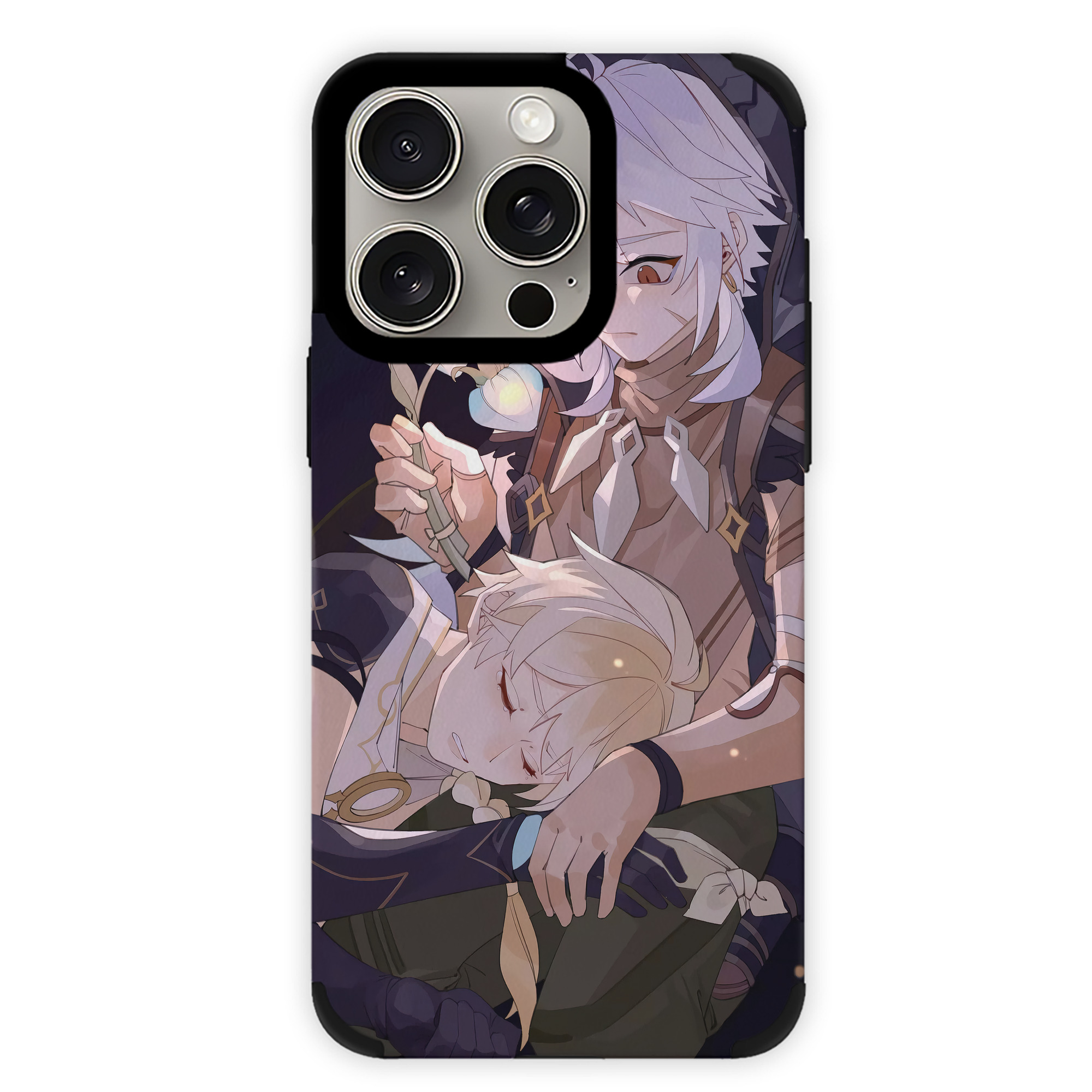 げんし神 genshin 【iPhone15ProMax対応】 PUレザー スマホケース 耐衝撃＆黄変防止