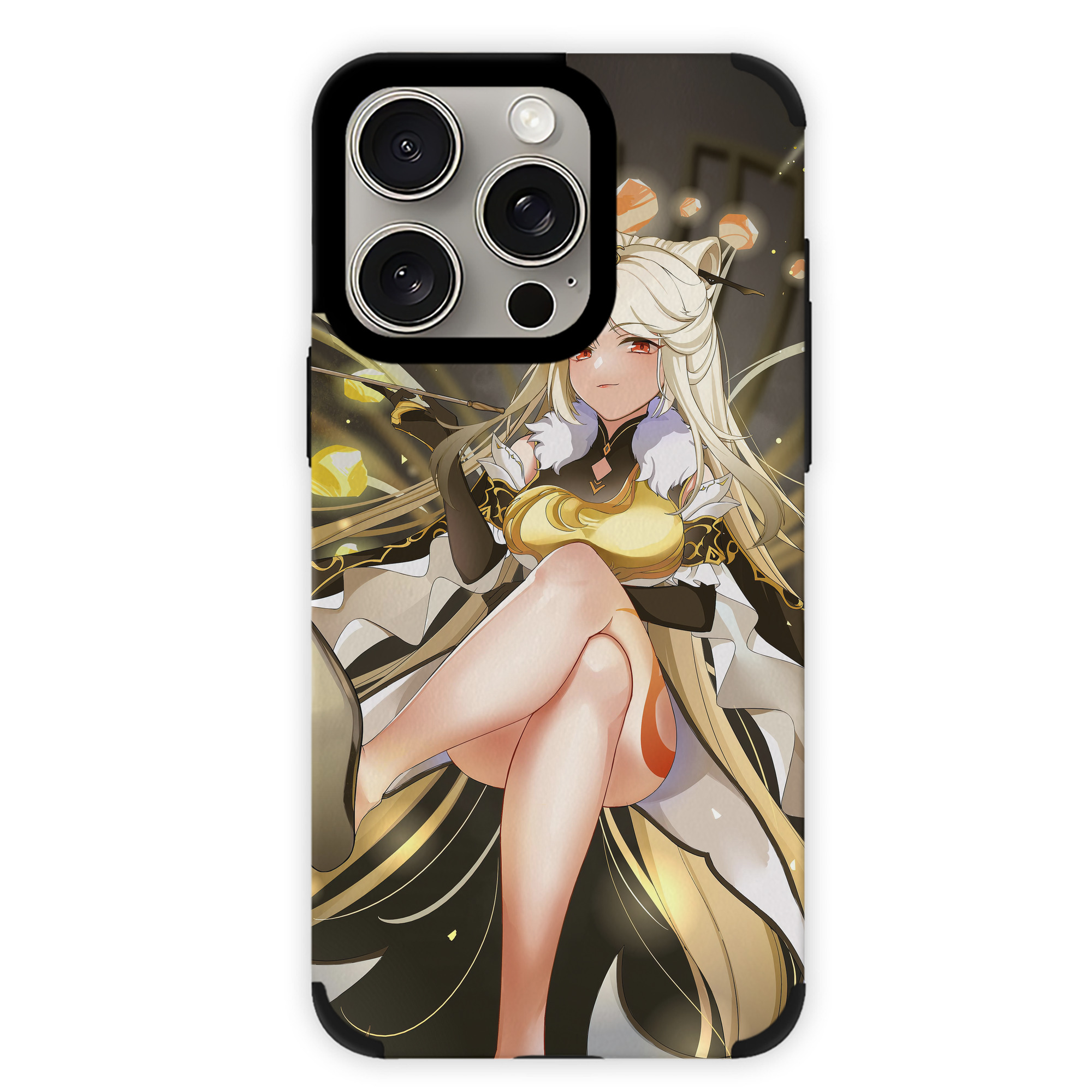 げんし神 genshin 【iPhone15ProMax対応】 PUレザー スマホケース 耐衝撃＆黄変防止