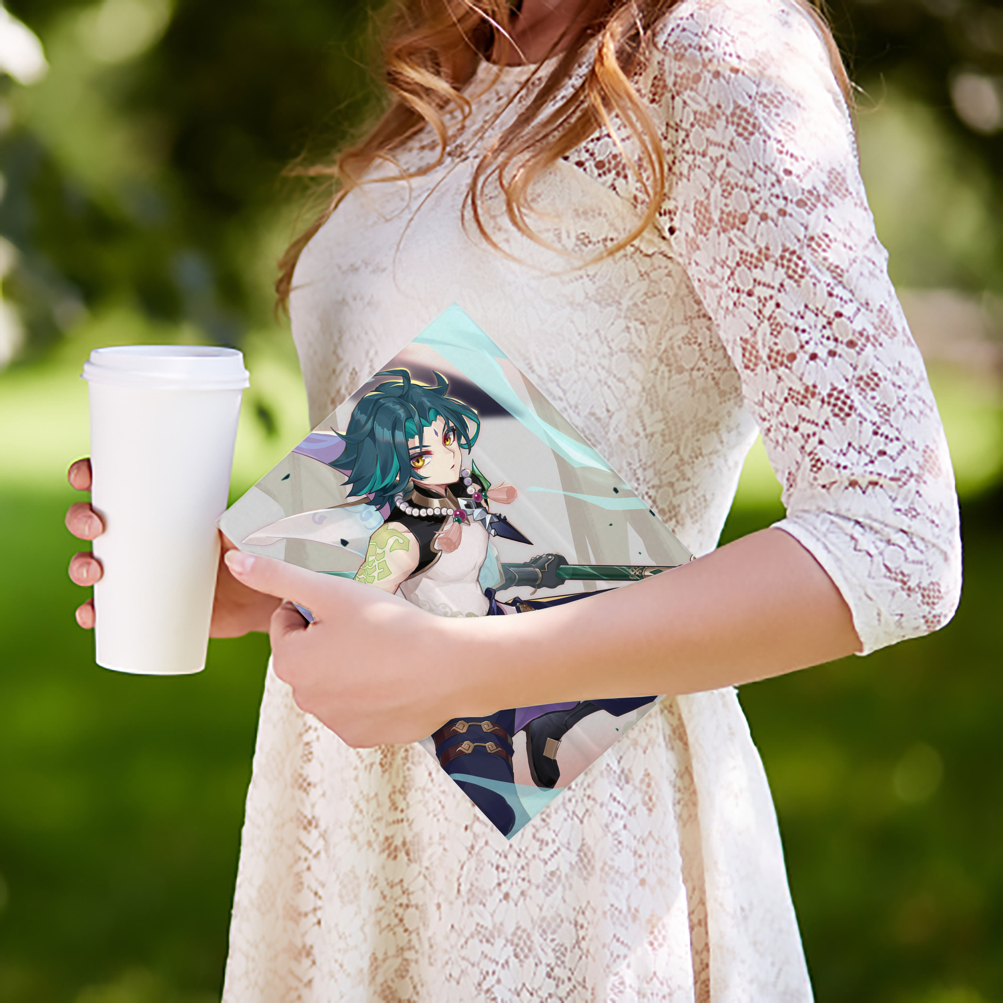 げんし神 genshin IPad ケース ペン収納付き 三つ折りスタンド PUレザー×シリコン 対応機種9.5/10.5/10.9インチ