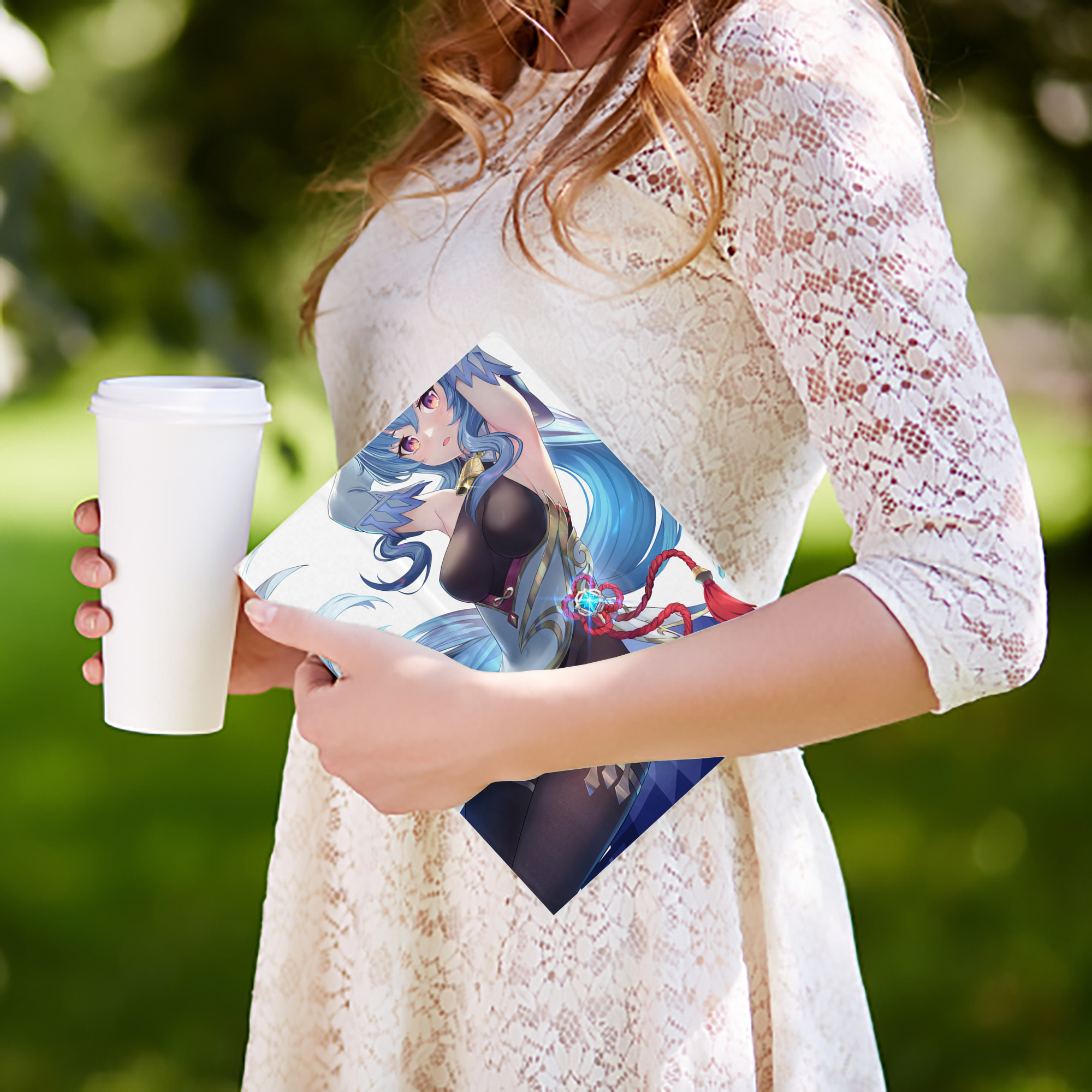 げんし神 genshin IPad ケース ペン収納付き 三つ折りスタンド PUレザー×シリコン 対応機種9.5/10.5/10.9インチ