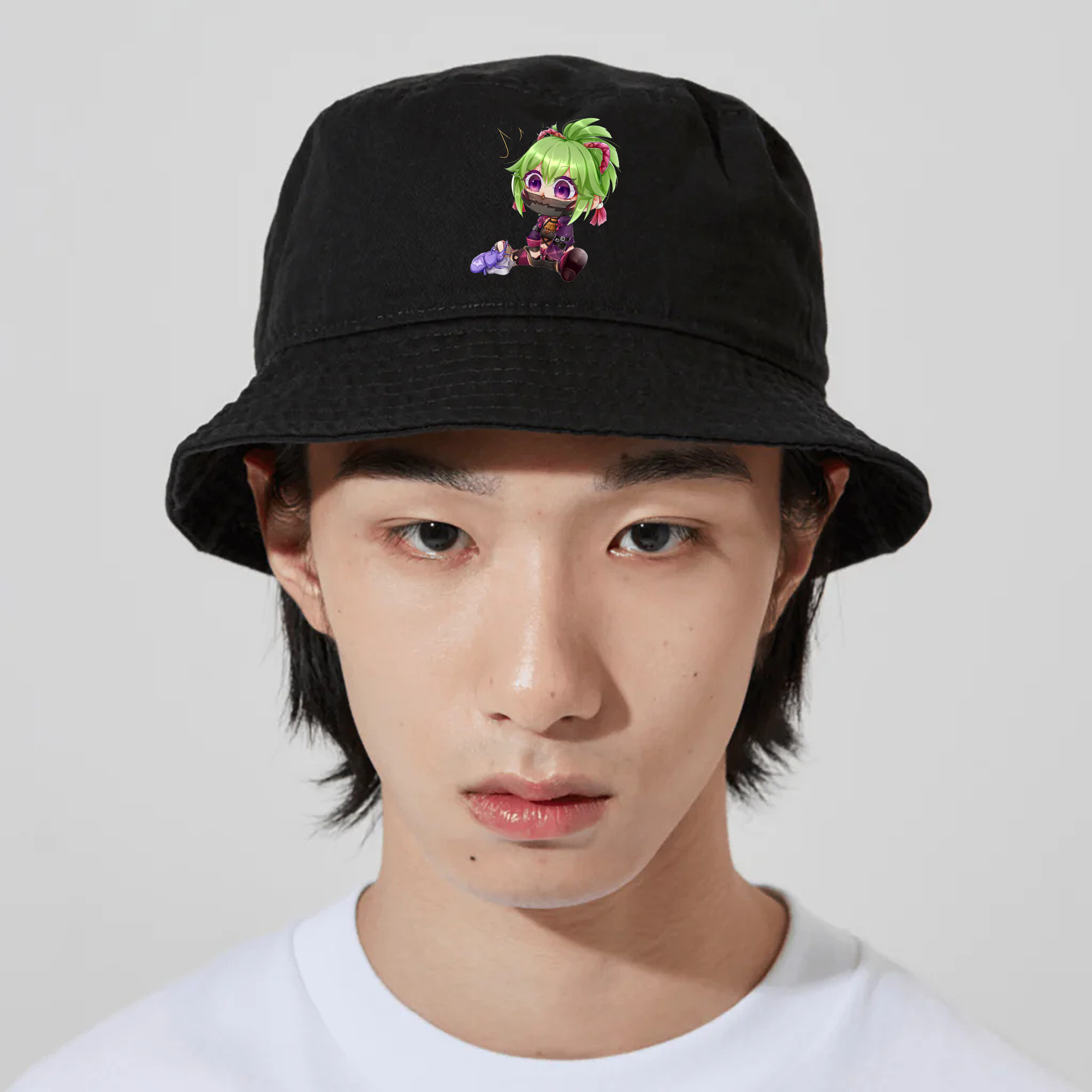 げんし神  久岐忍 くき しのぶ genshin Kuki Shinobu アウトドア日除けバケットハット