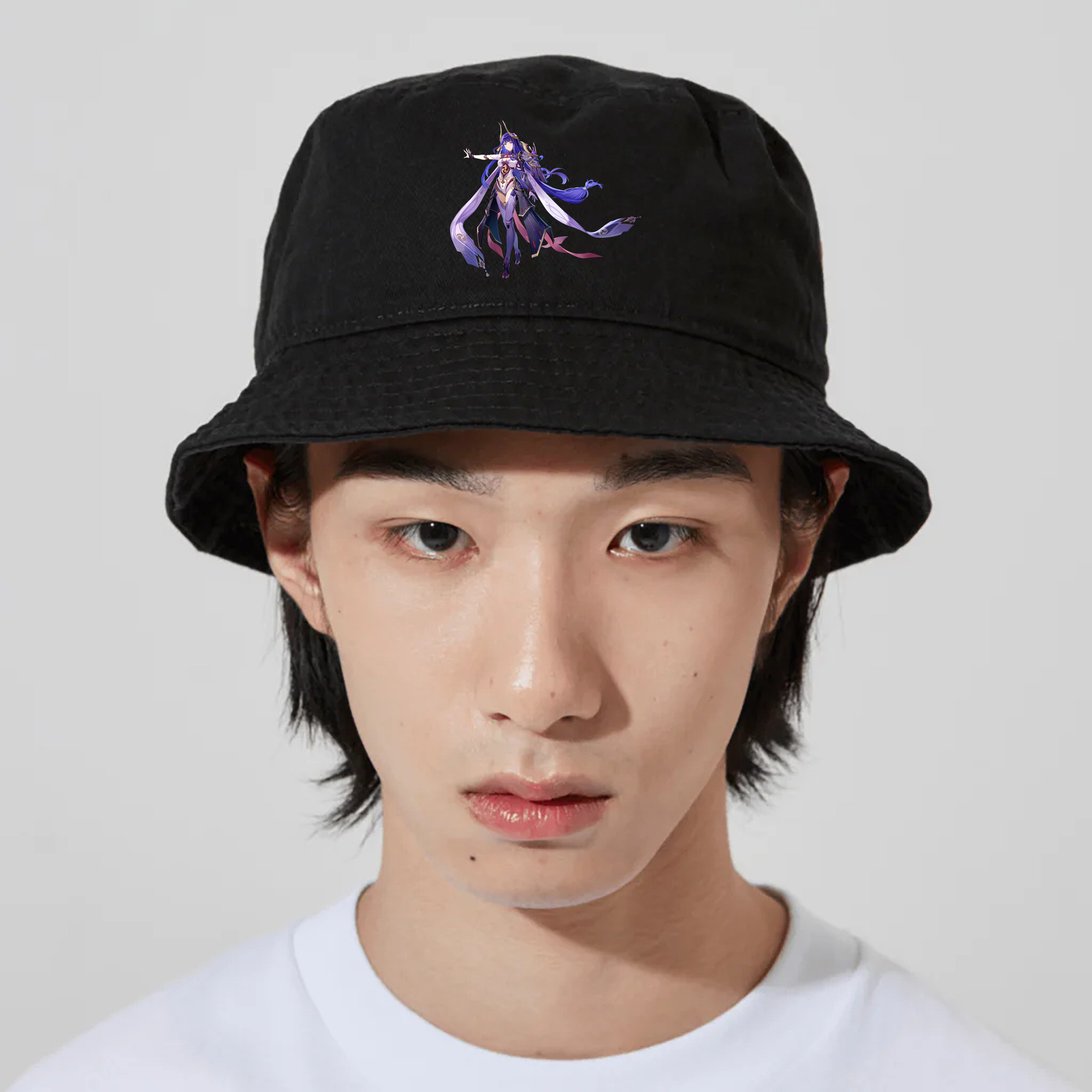 げんし神 雷電将軍 らいでんしょうぐん genshin Raiden Shogun アウトドア日除けバケットハット