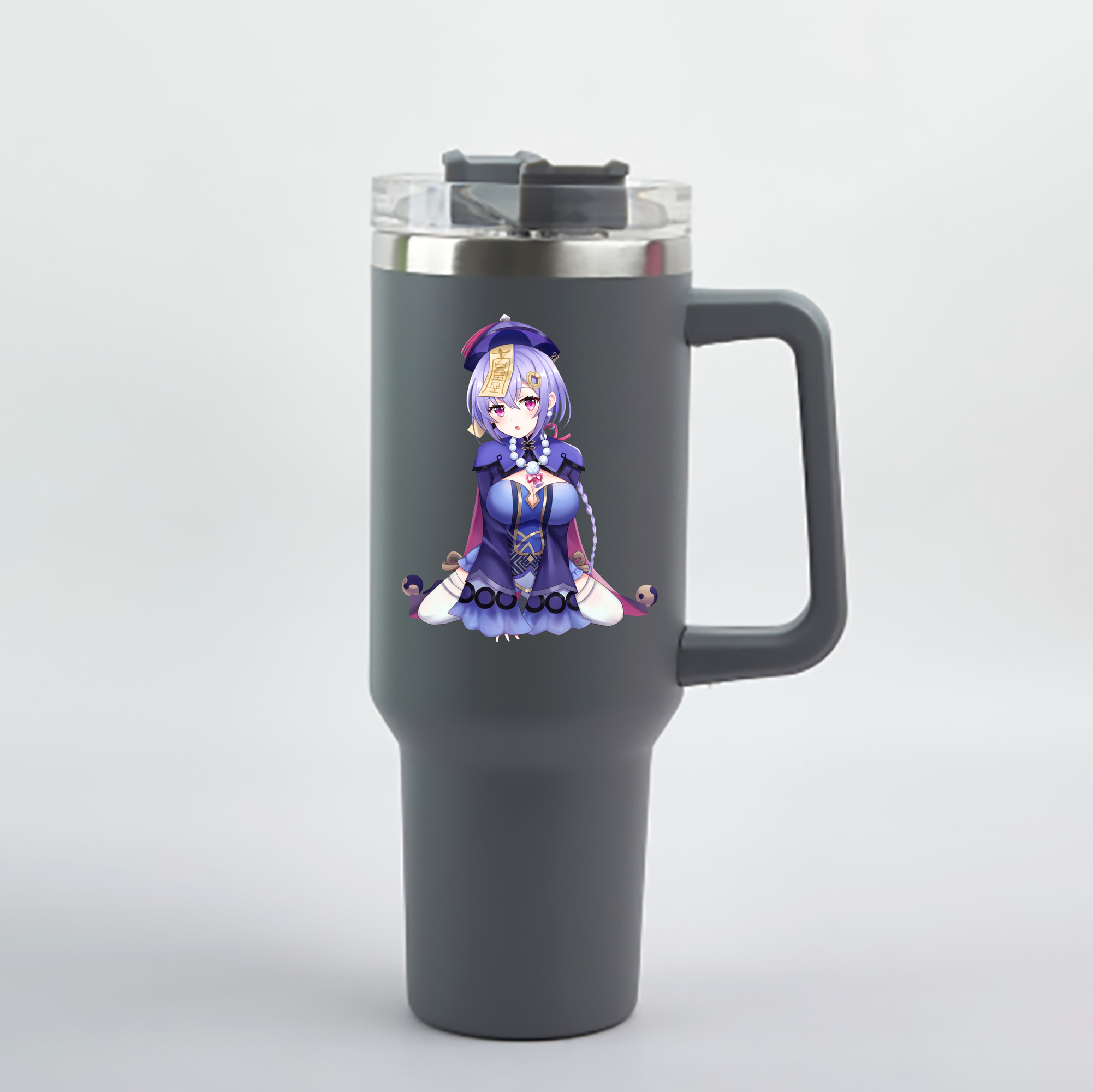 げんし神 七七 なな  genshin Nana 1200mL車用タンブラー - クリスタルステッカー（プラスチックストロー付き）