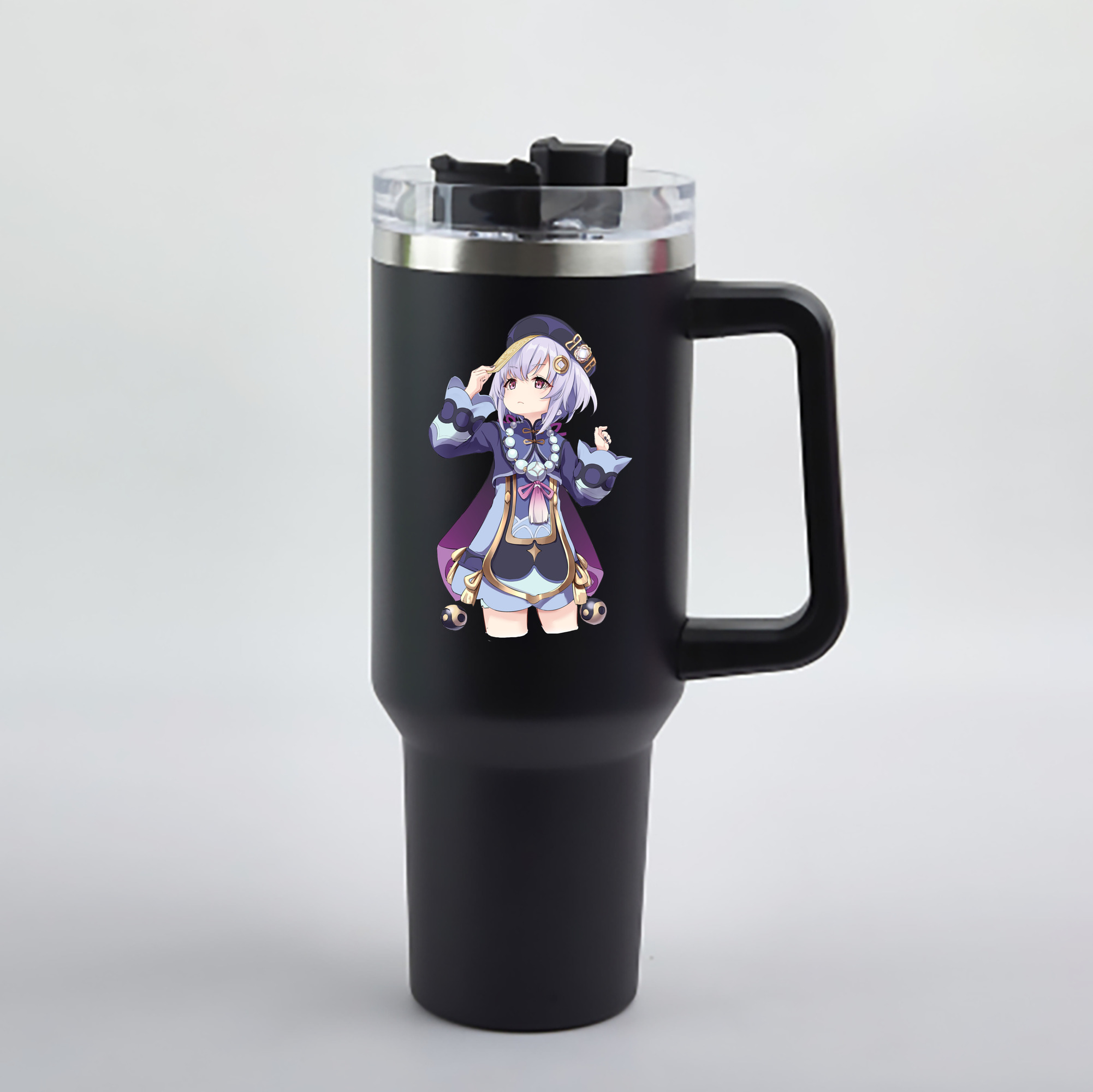 げんし神 七七 なな  genshin Nana 1200mL車用タンブラー - クリスタルステッカー（プラスチックストロー付き）
