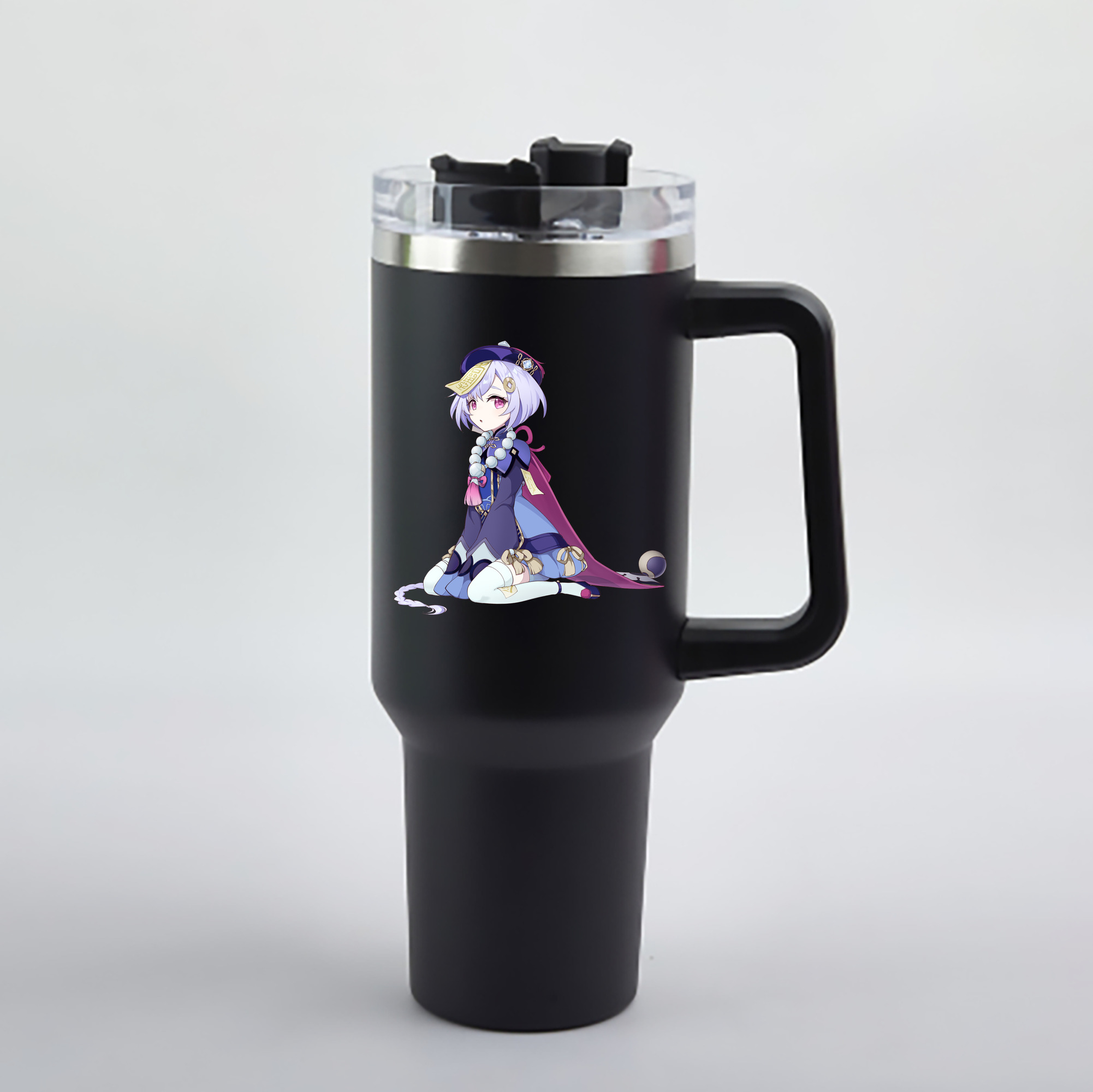 げんし神 七七 なな  genshin Nana 1200mL車用タンブラー - クリスタルステッカー（プラスチックストロー付き）