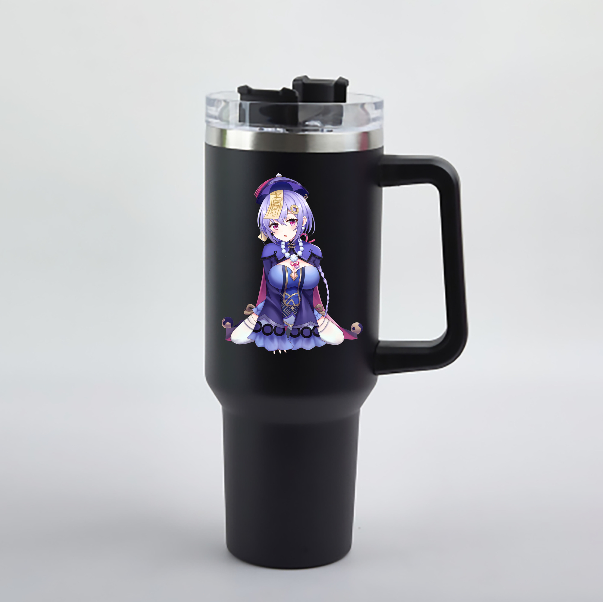 げんし神 七七 なな  genshin Nana 1200mL車用タンブラー - クリスタルステッカー（プラスチックストロー付き）