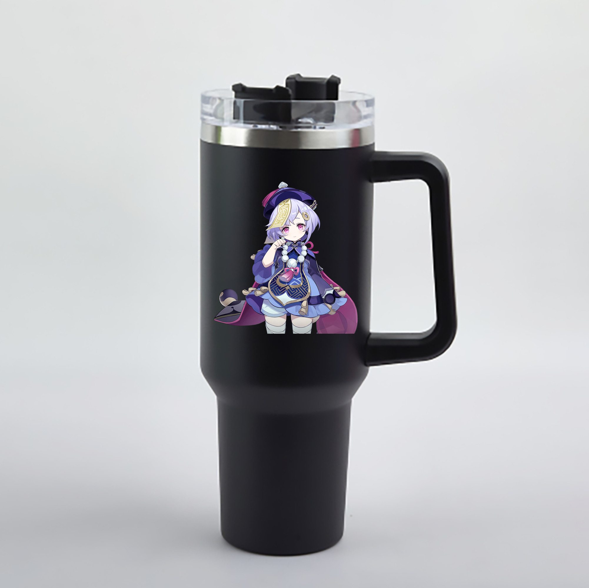 げんし神 七七 なな  genshin Nana 1200mL車用タンブラー - クリスタルステッカー（プラスチックストロー付き）