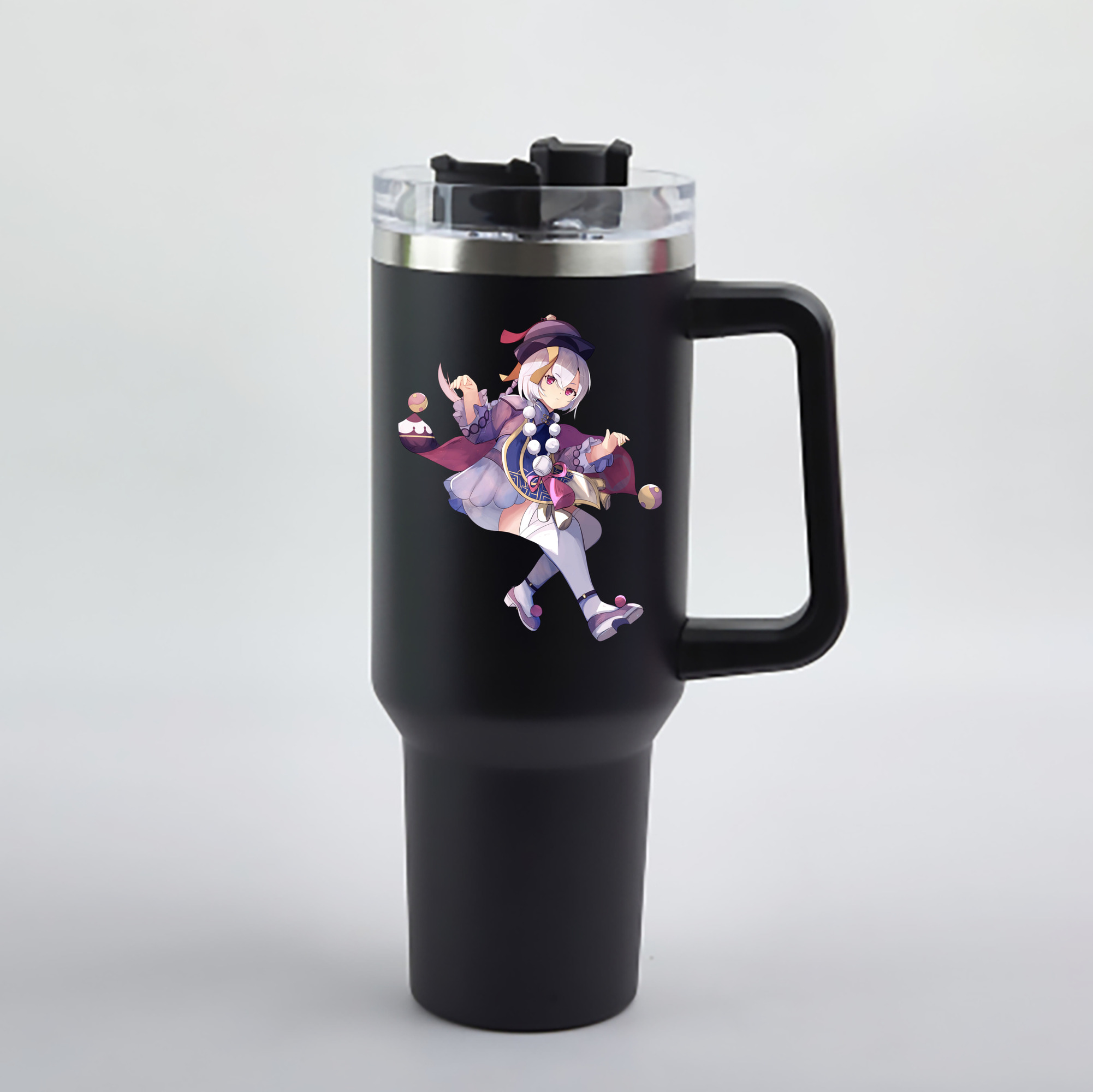 げんし神 七七 なな  genshin Nana 1200mL車用タンブラー - クリスタルステッカー（プラスチックストロー付き）