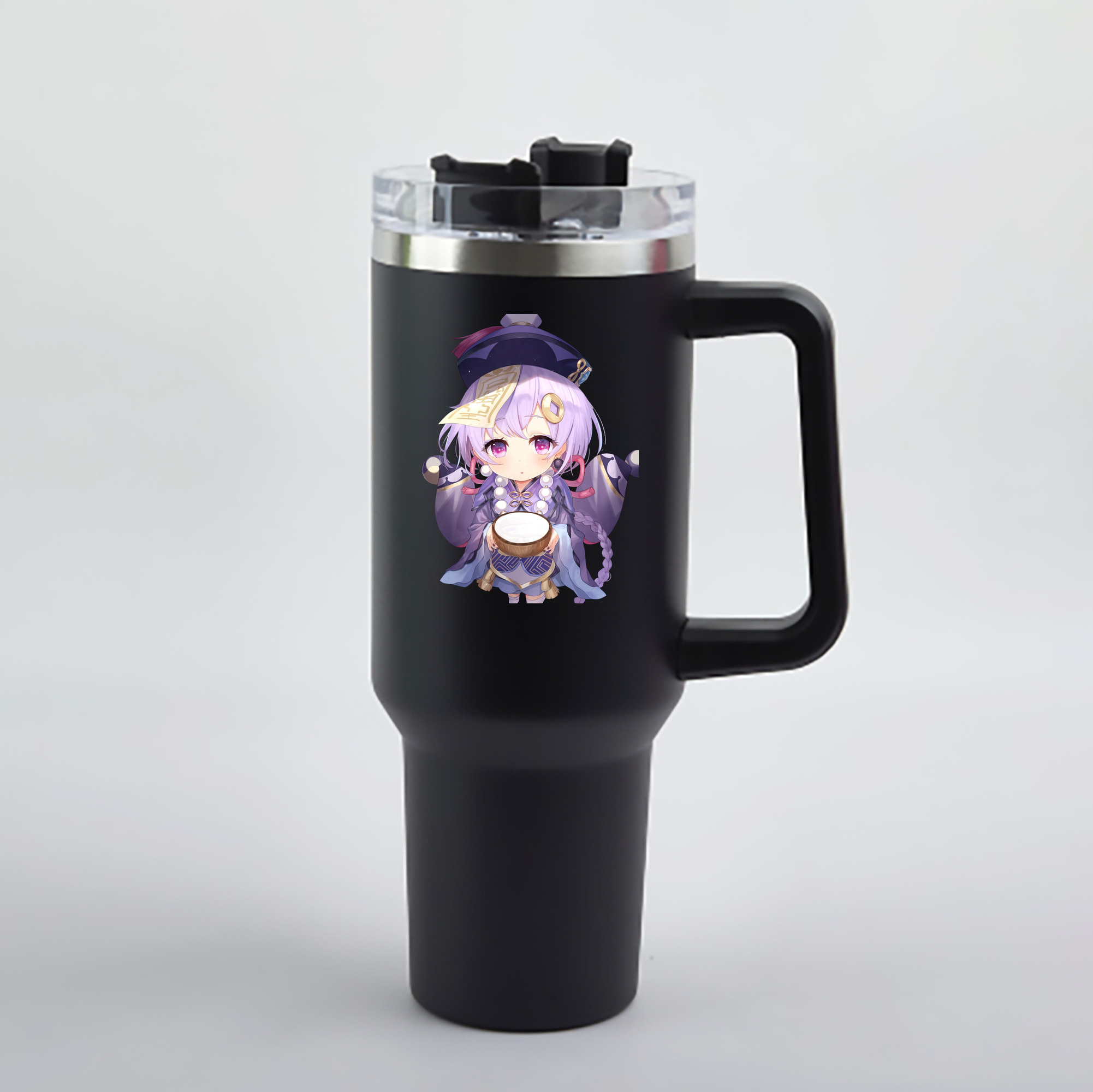 げんし神 七七 なな  genshin Nana 1200mL車用タンブラー - クリスタルステッカー（プラスチックストロー付き）