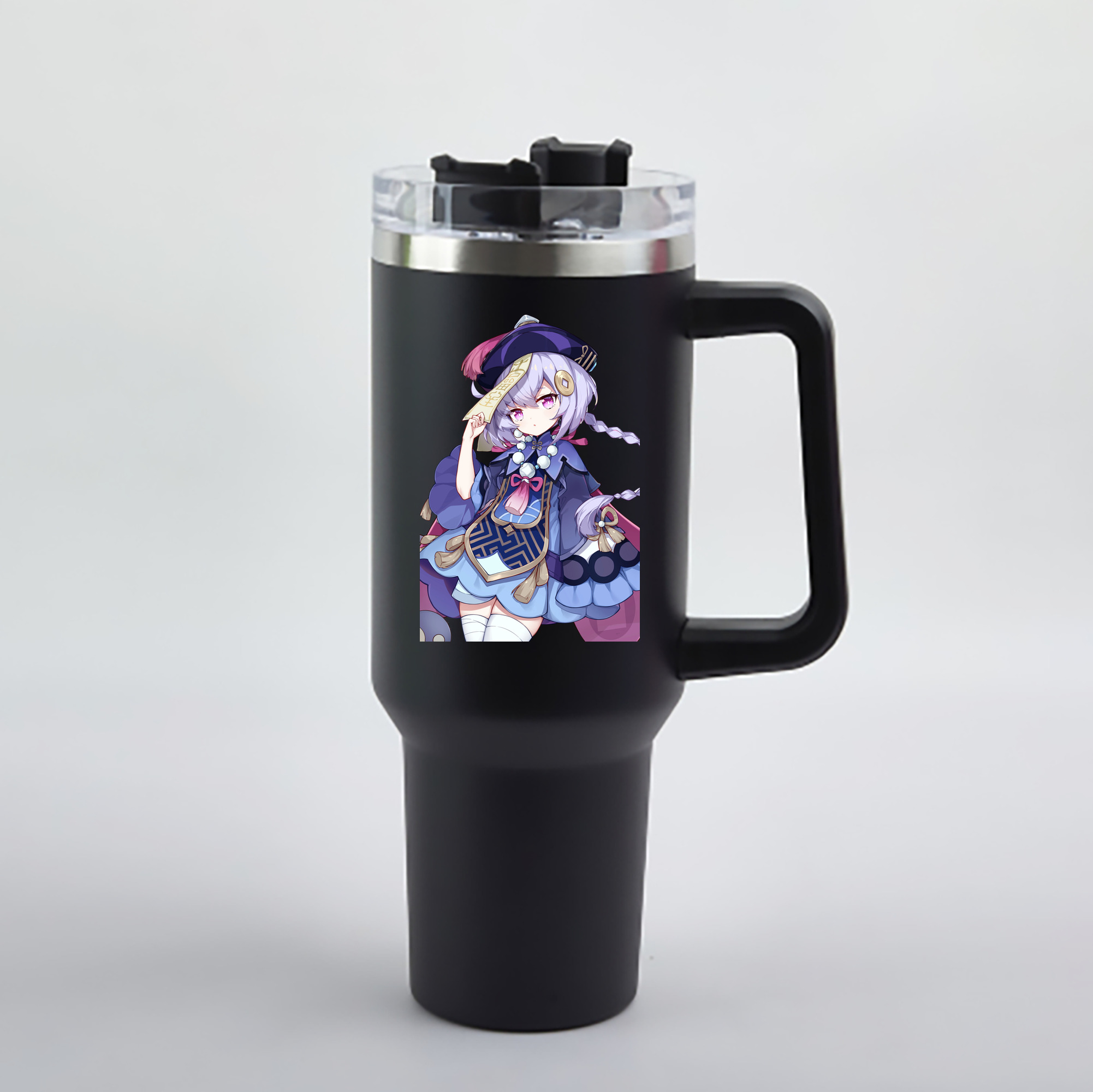 げんし神 七七 なな  genshin Nana 1200mL車用タンブラー - クリスタルステッカー（プラスチックストロー付き）