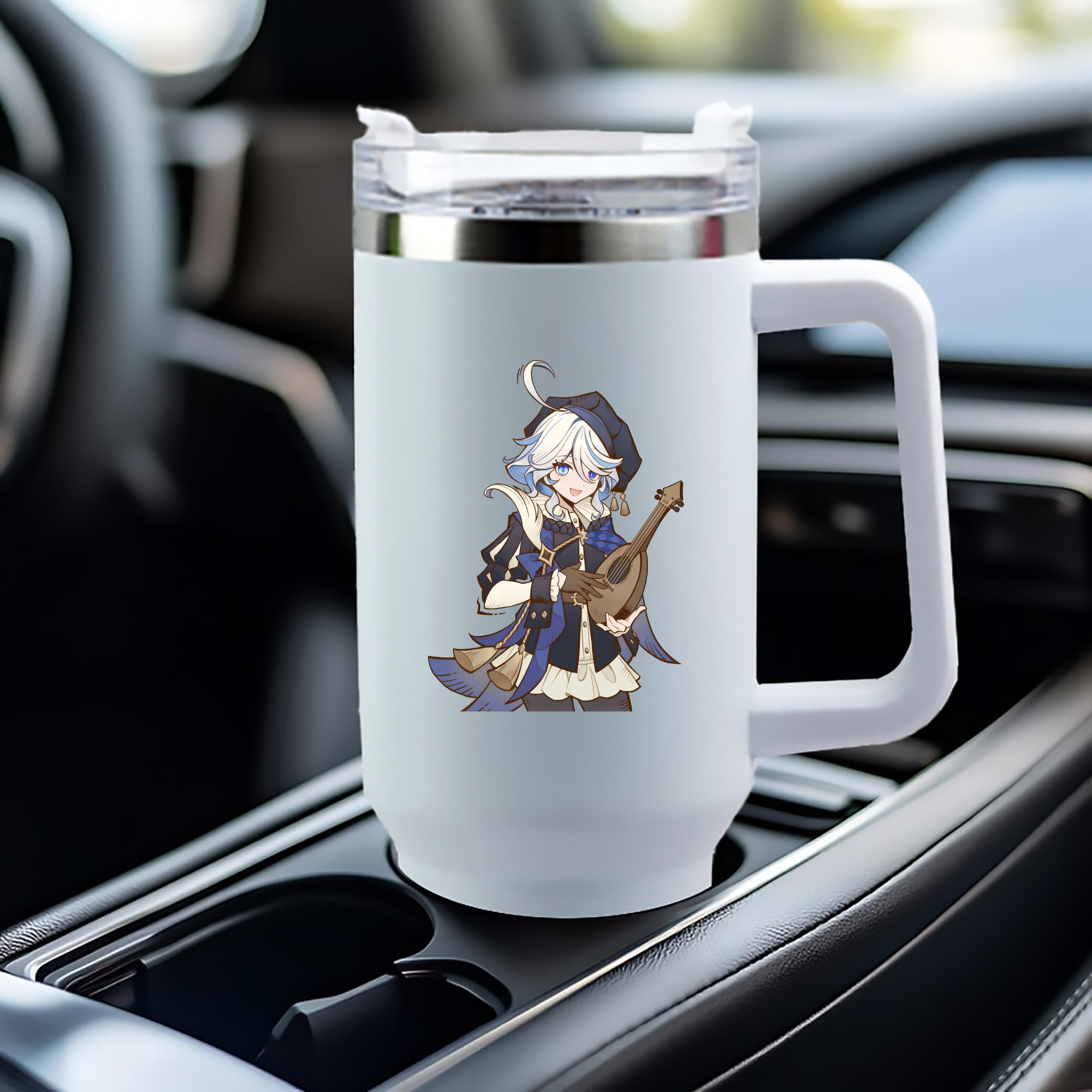 げんし神 フリーナ genshin Furina 1200mL車用タンブラー（カラープリント）