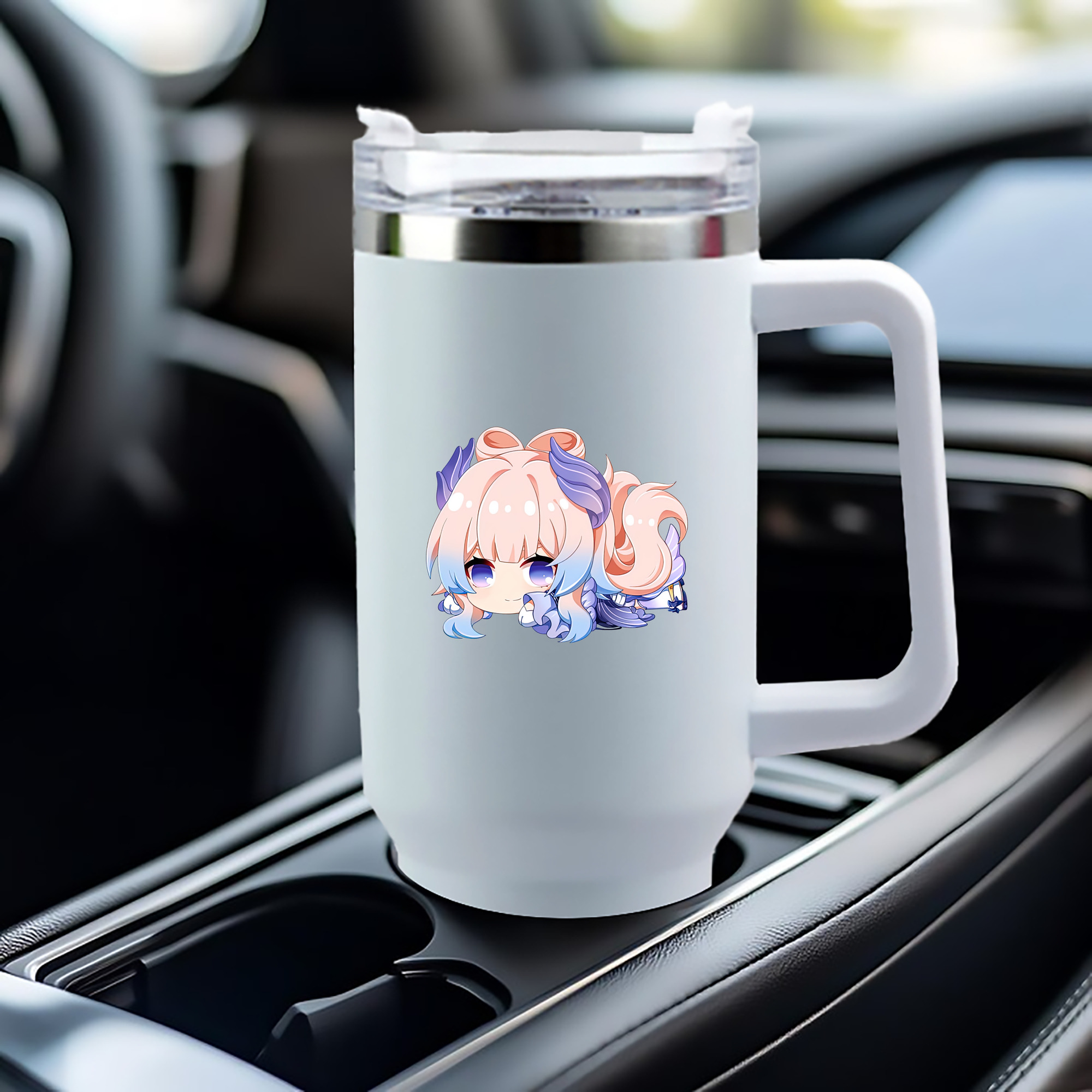 げんし神 珊瑚宮心海 サンゴノミヤ・ココミ genshin Sangonomiya Kokomi 1200mL車用タンブラー（カラープリント）