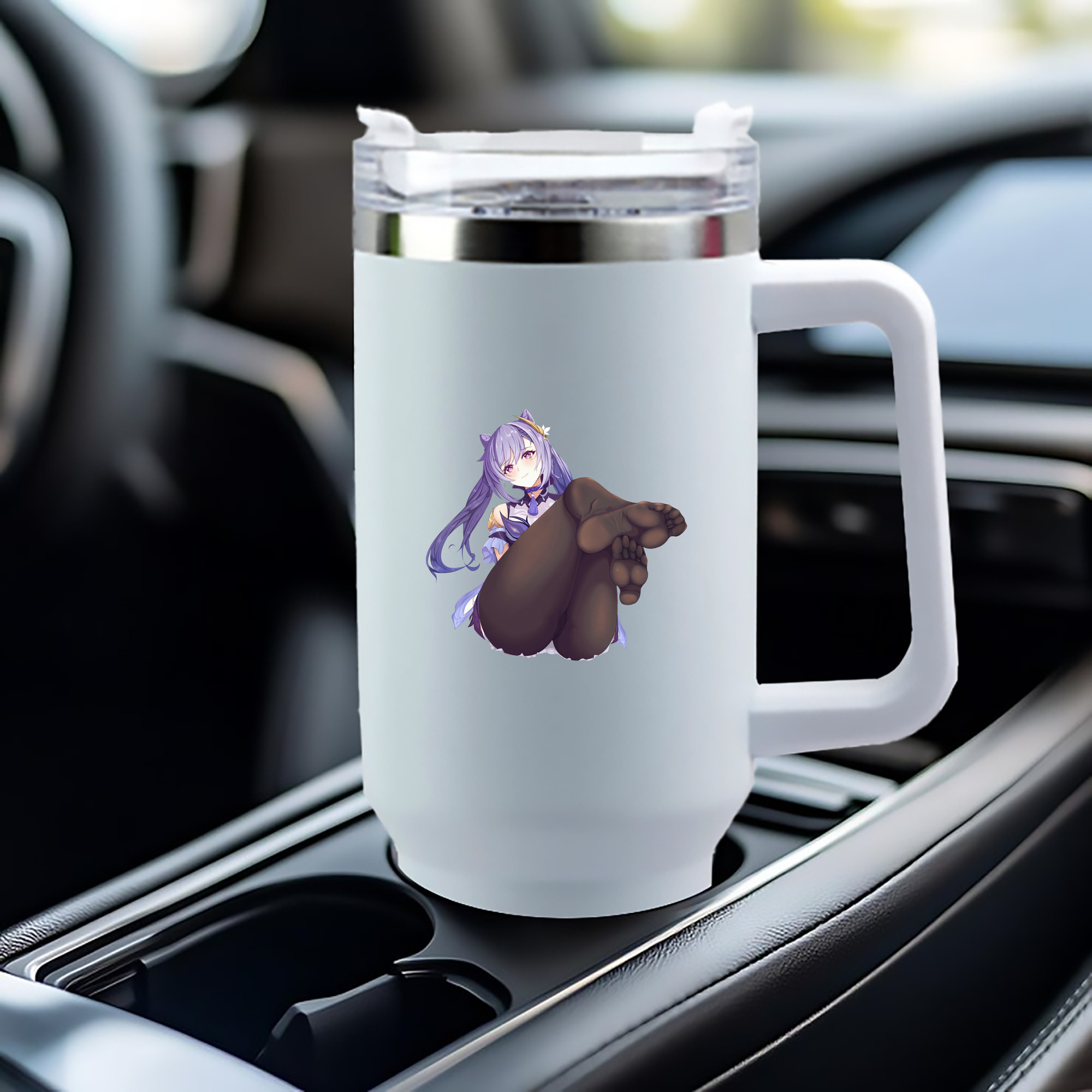 げんし神 刻晴 こくせい genshin Kokusei 1200mL車用タンブラー（カラープリント）