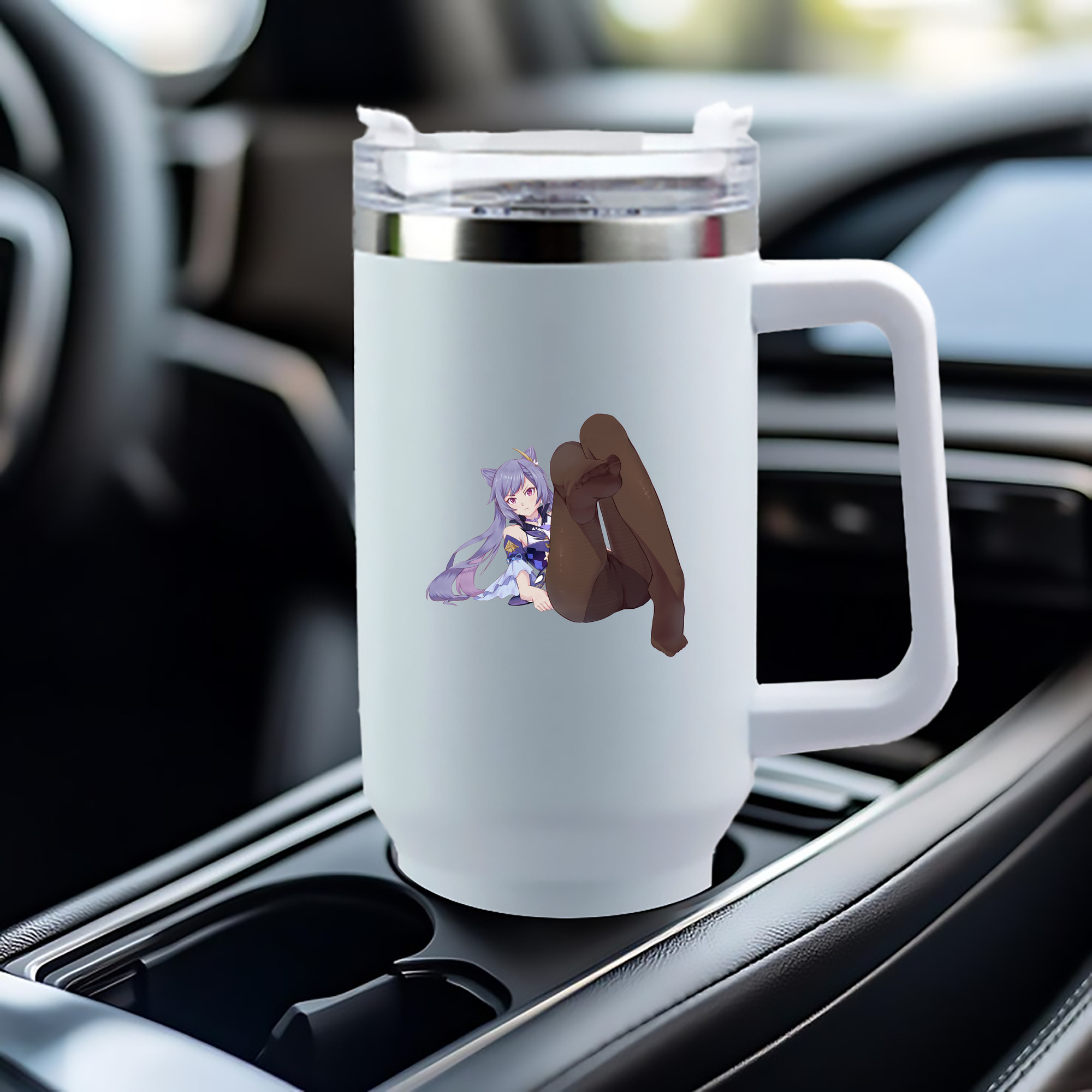 げんし神 刻晴 こくせい genshin Kokusei 1200mL車用タンブラー（カラープリント）