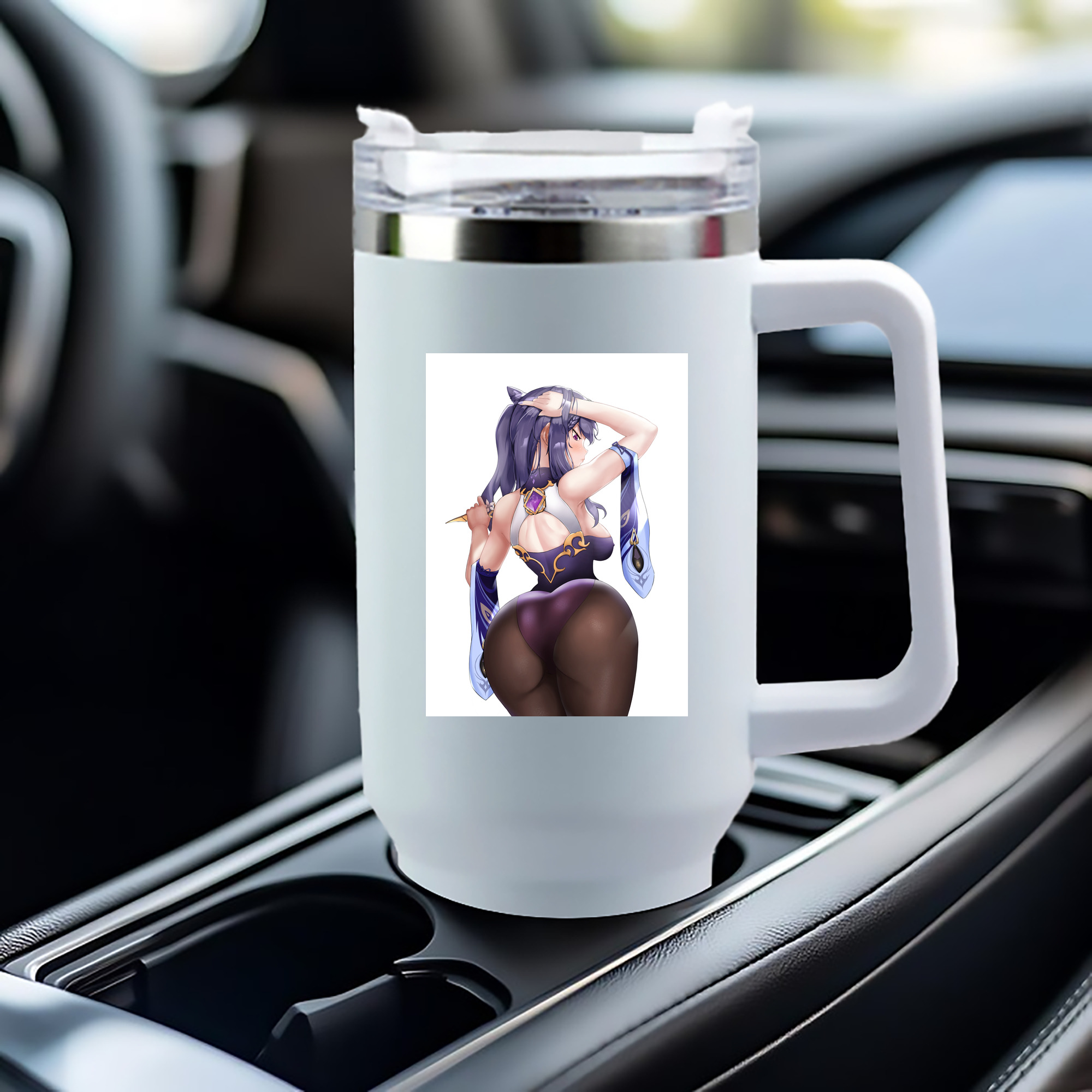 げんし神 刻晴 こくせい genshin Kokusei 1200mL車用タンブラー（カラープリント）