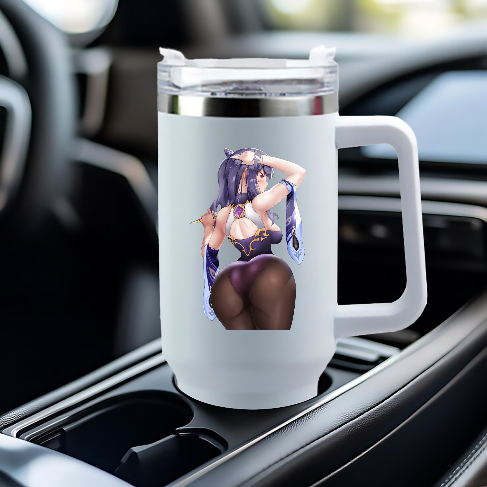 げんし神 刻晴 こくせい genshin Kokusei 1200mL車用タンブラー（カラープリント）