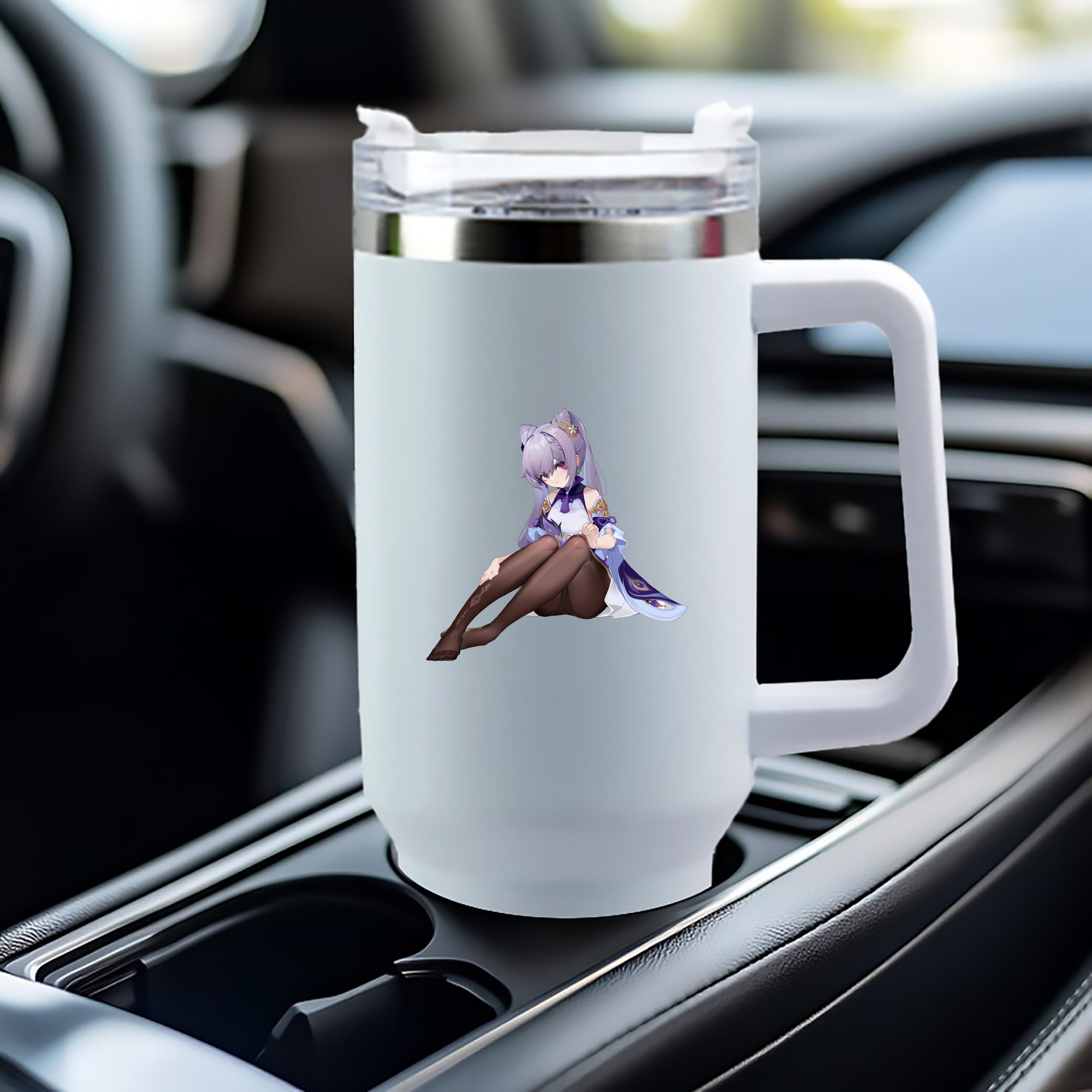 げんし神 刻晴 こくせい genshin Kokusei 1200mL車用タンブラー（カラープリント）