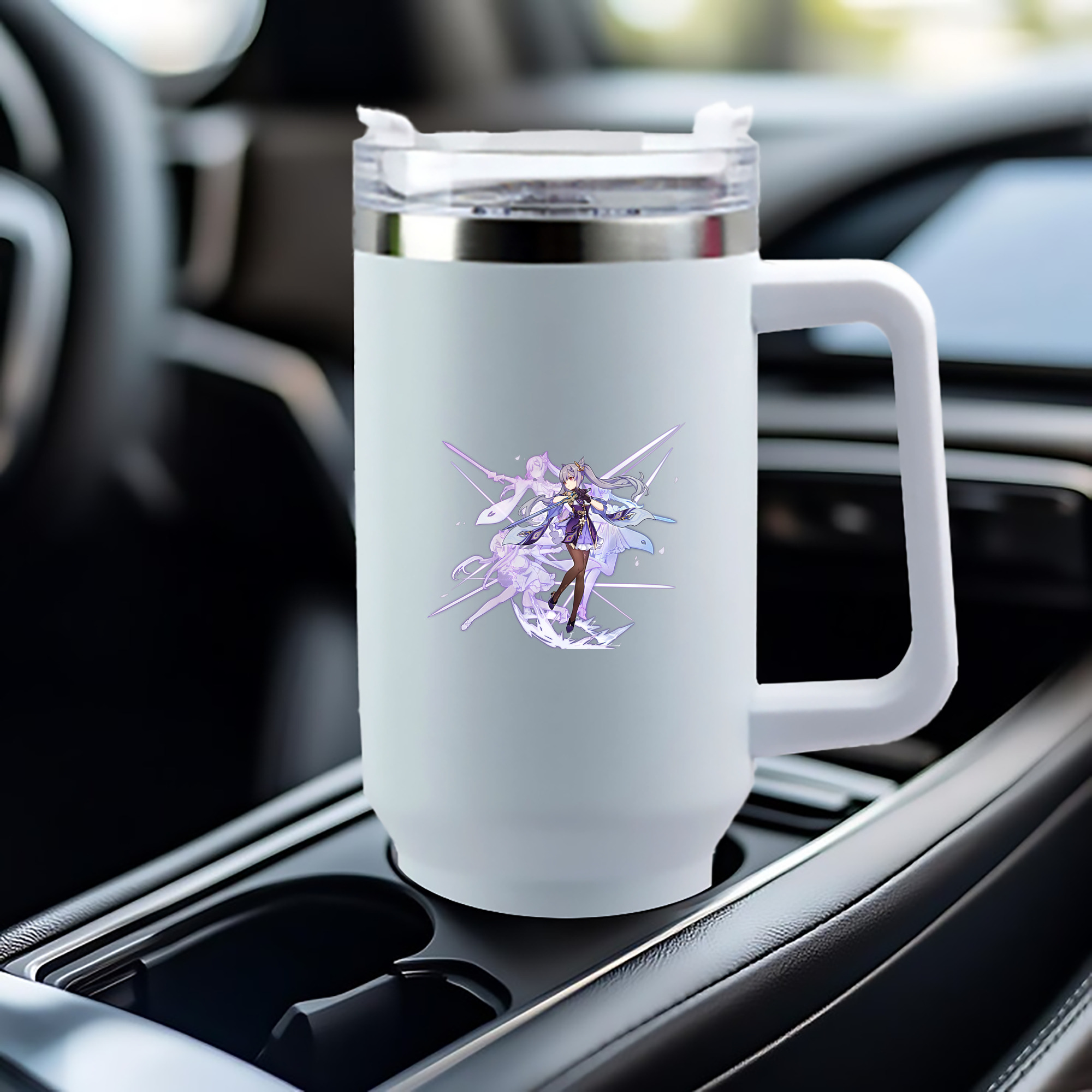 げんし神 刻晴 こくせい genshin Kokusei 1200mL車用タンブラー（カラープリント）