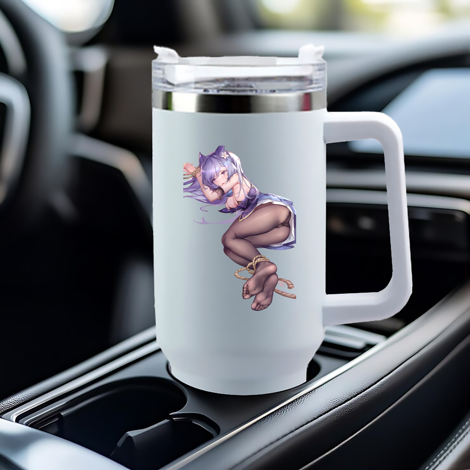 げんし神 刻晴 こくせい genshin Kokusei 1200mL車用タンブラー（カラープリント）