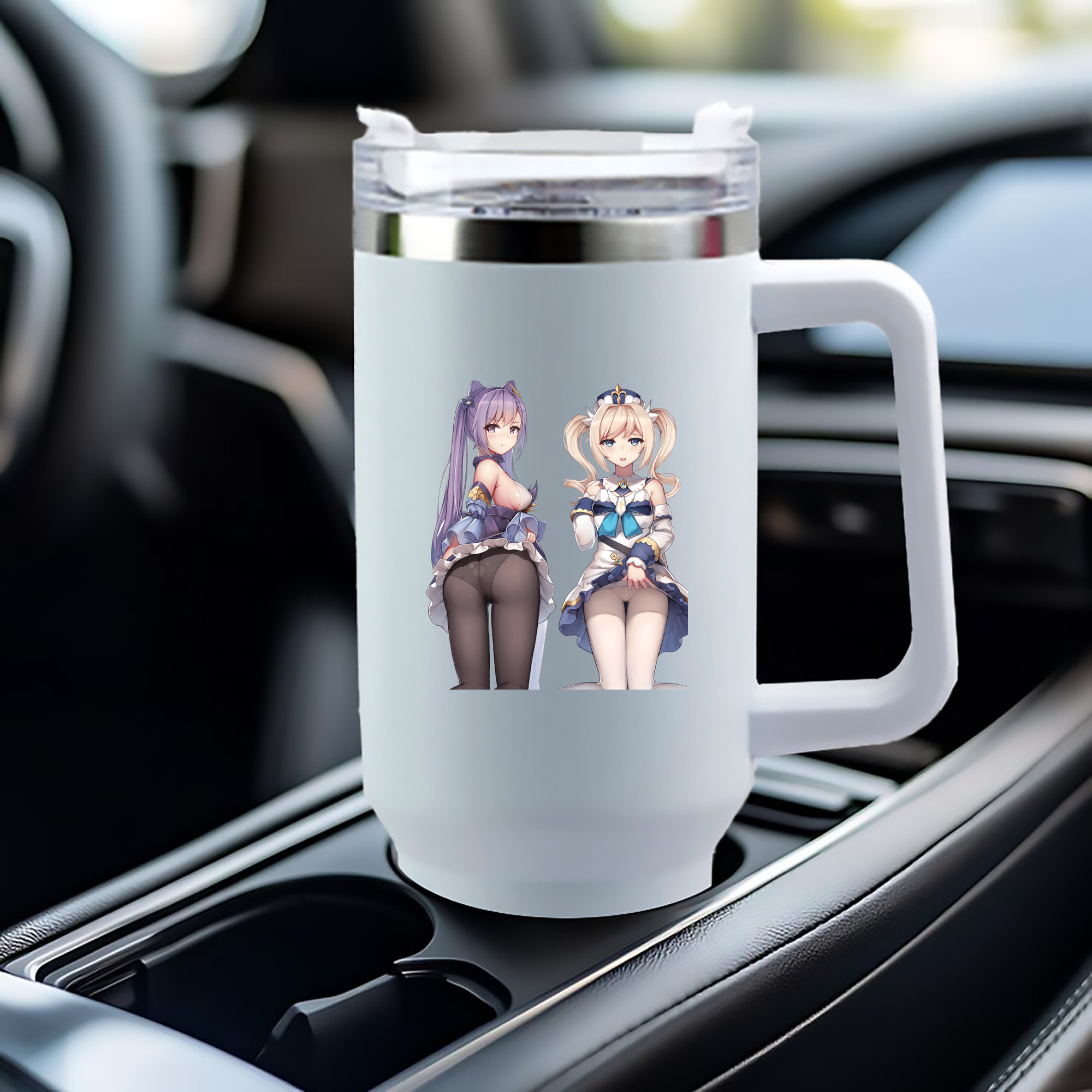 げんし神 刻晴 こくせい genshin Kokusei 1200mL車用タンブラー（カラープリント）