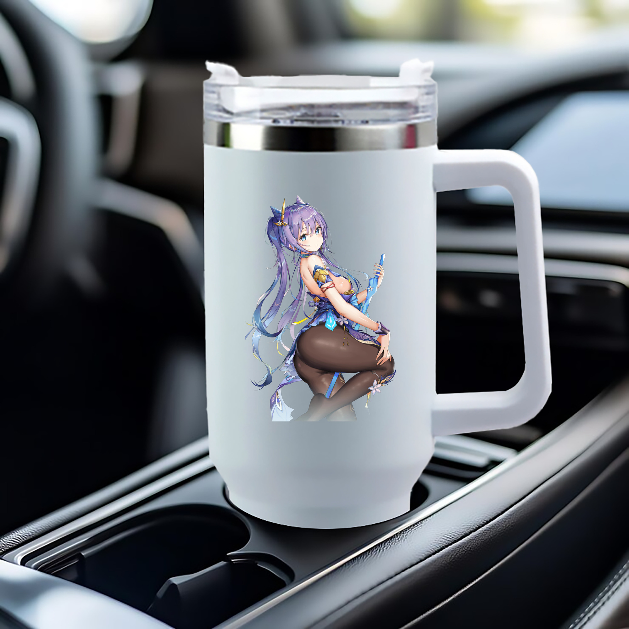 げんし神 刻晴 こくせい genshin Kokusei 1200mL車用タンブラー（カラープリント）