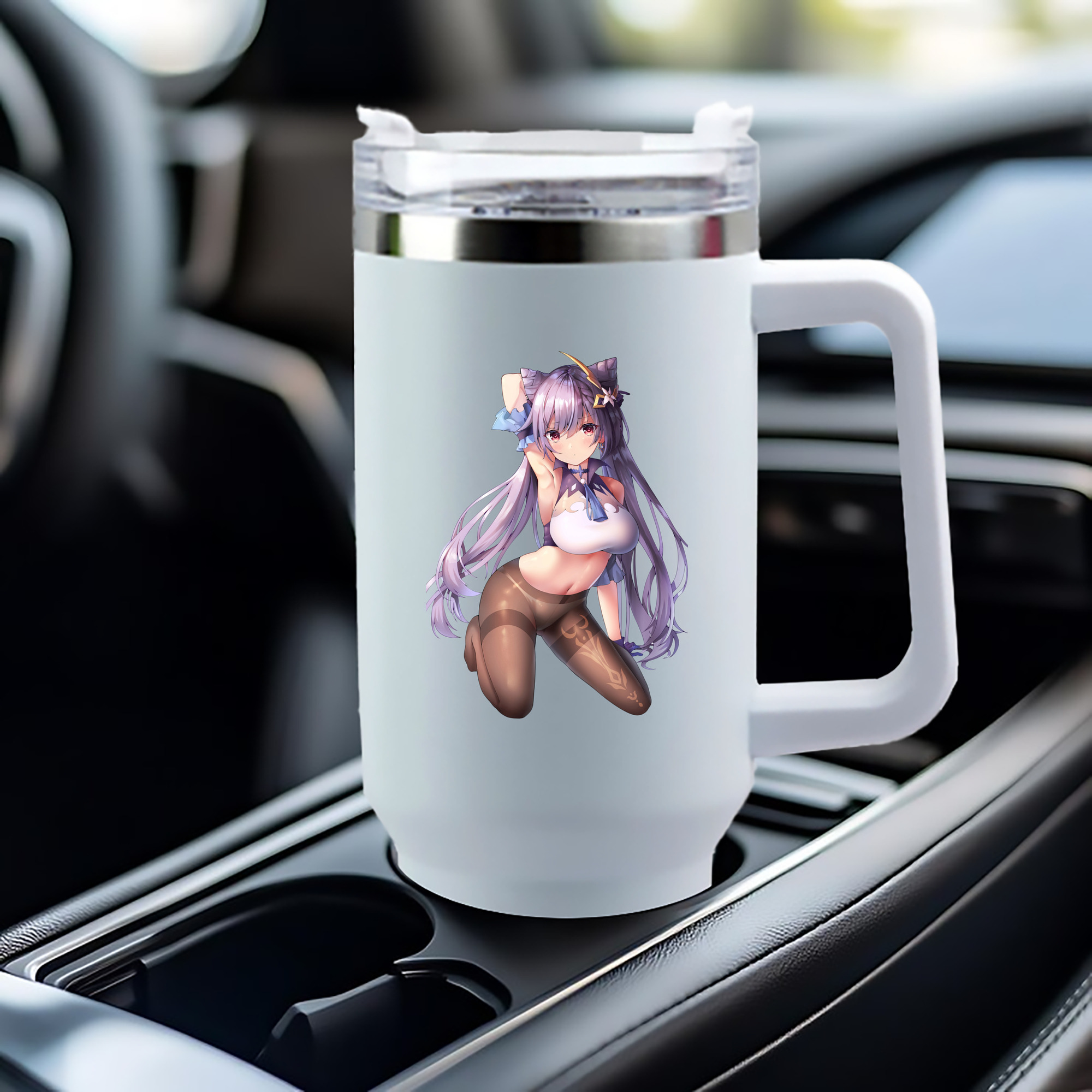 げんし神 刻晴 こくせい genshin Kokusei 1200mL車用タンブラー（カラープリント）