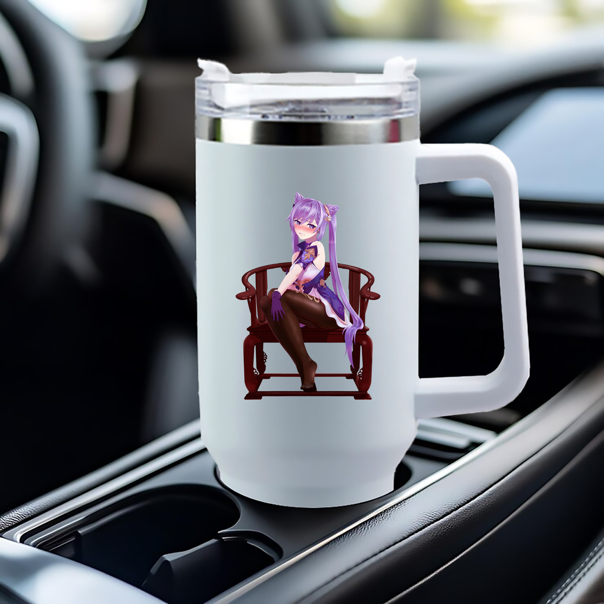 げんし神 刻晴 こくせい genshin Kokusei 1200mL車用タンブラー（カラープリント）