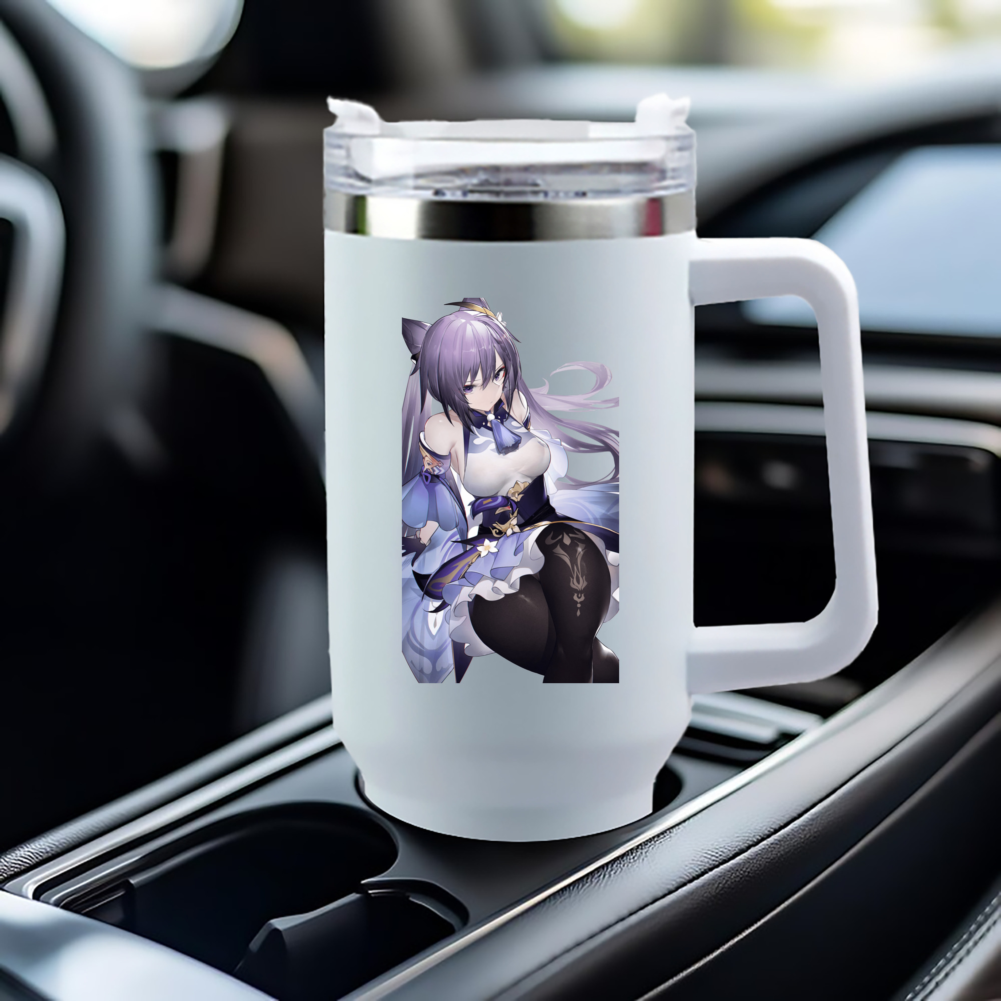 げんし神 刻晴 こくせい genshin Kokusei 1200mL車用タンブラー（カラープリント）