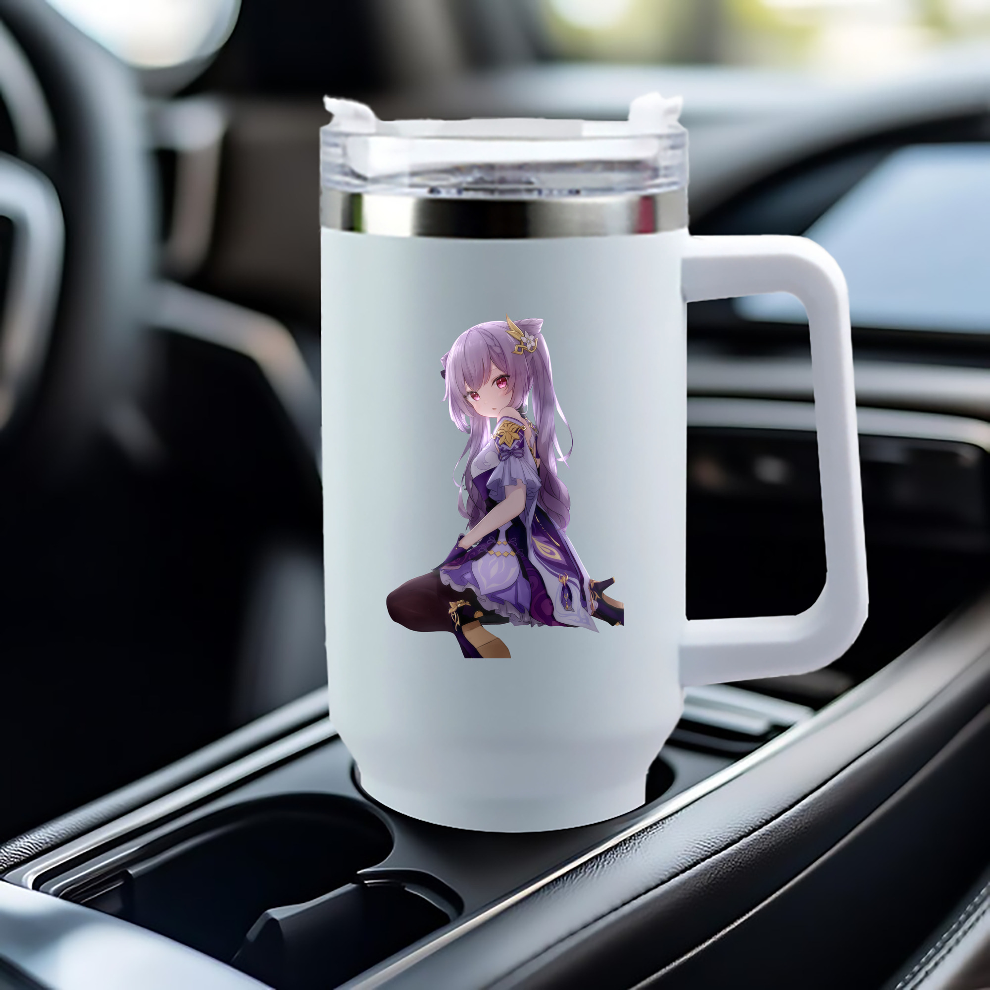 げんし神 刻晴 こくせい genshin Kokusei 1200mL車用タンブラー（カラープリント）