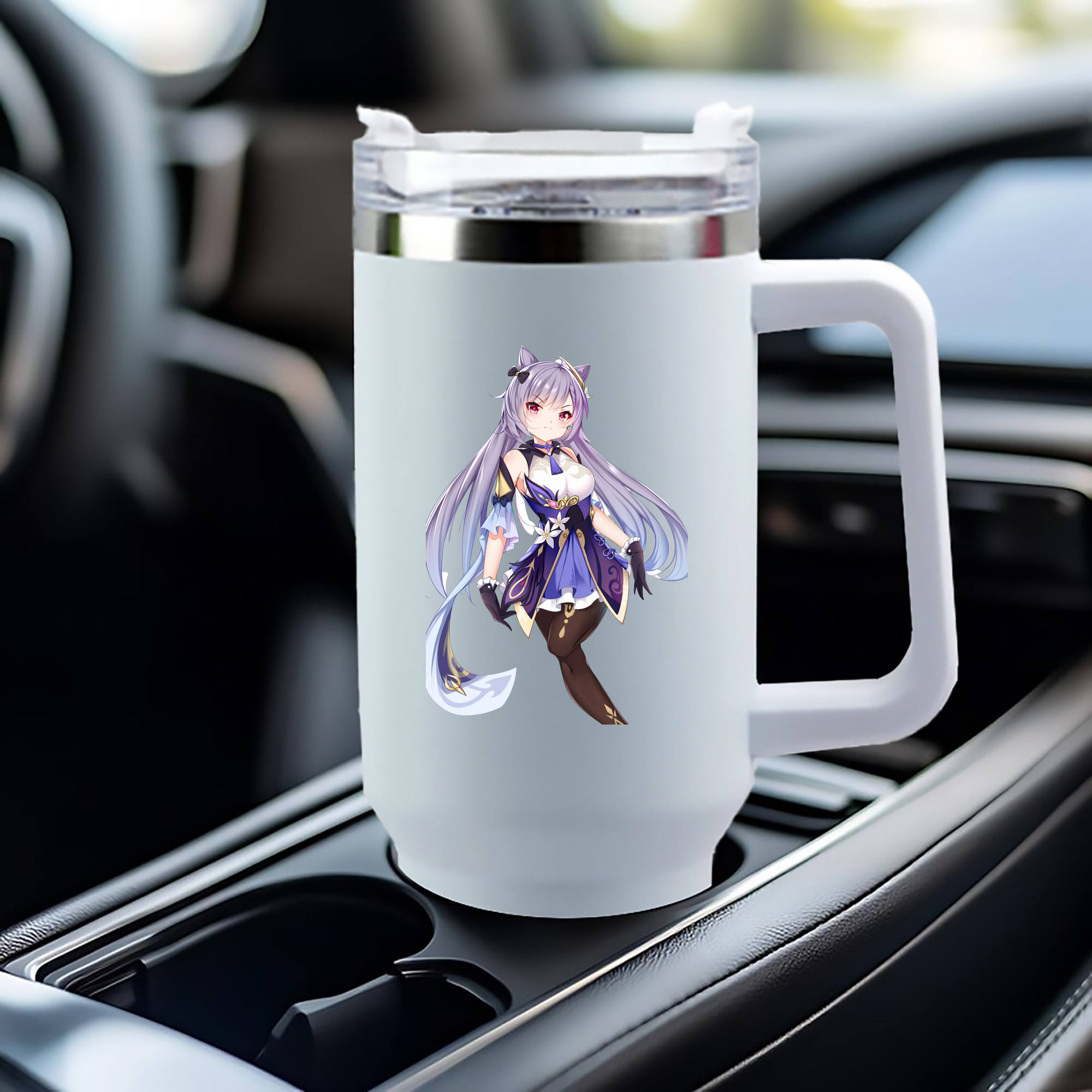 げんし神 刻晴 こくせい genshin Kokusei 1200mL車用タンブラー（カラープリント）