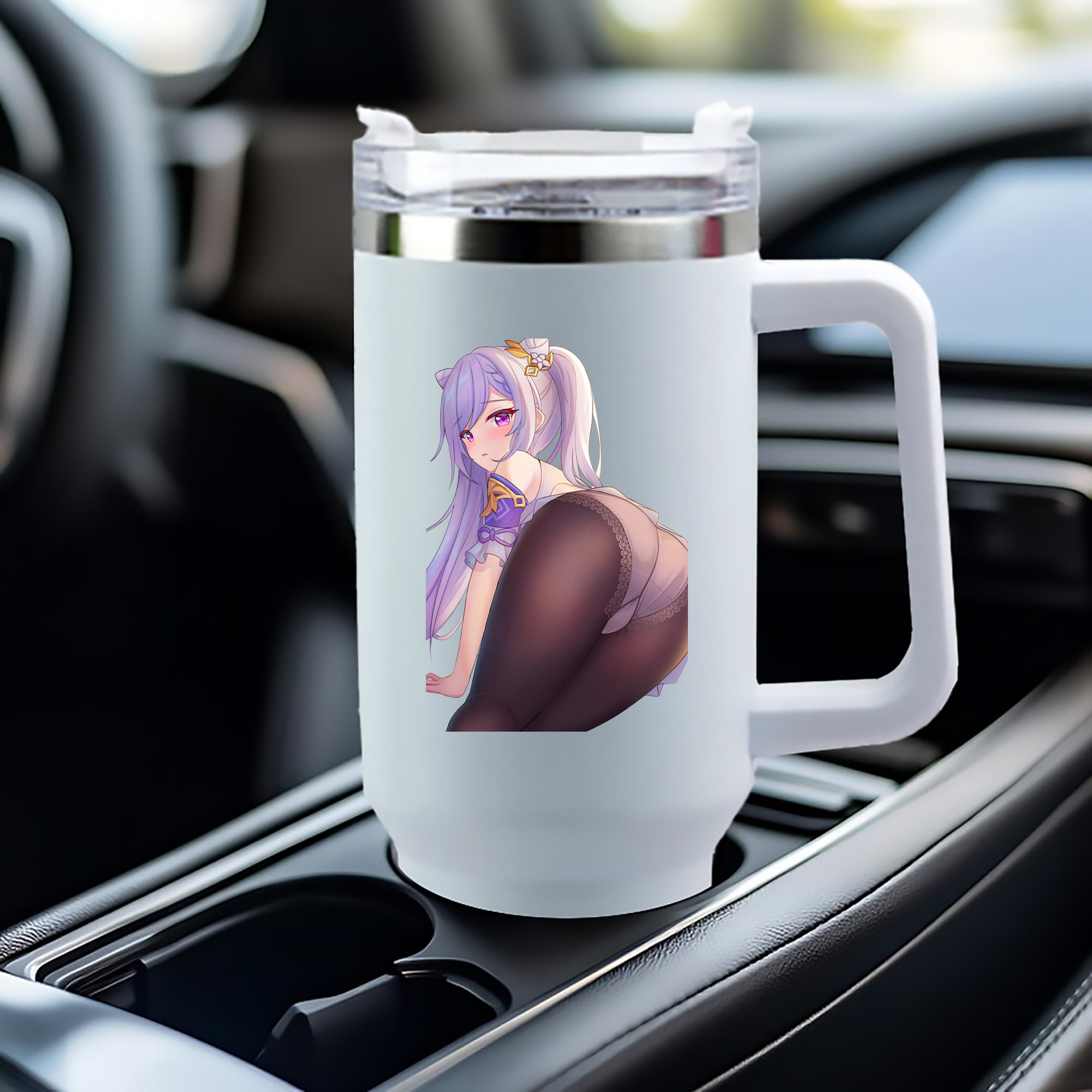 げんし神 刻晴 こくせい genshin Kokusei 1200mL車用タンブラー（カラープリント）