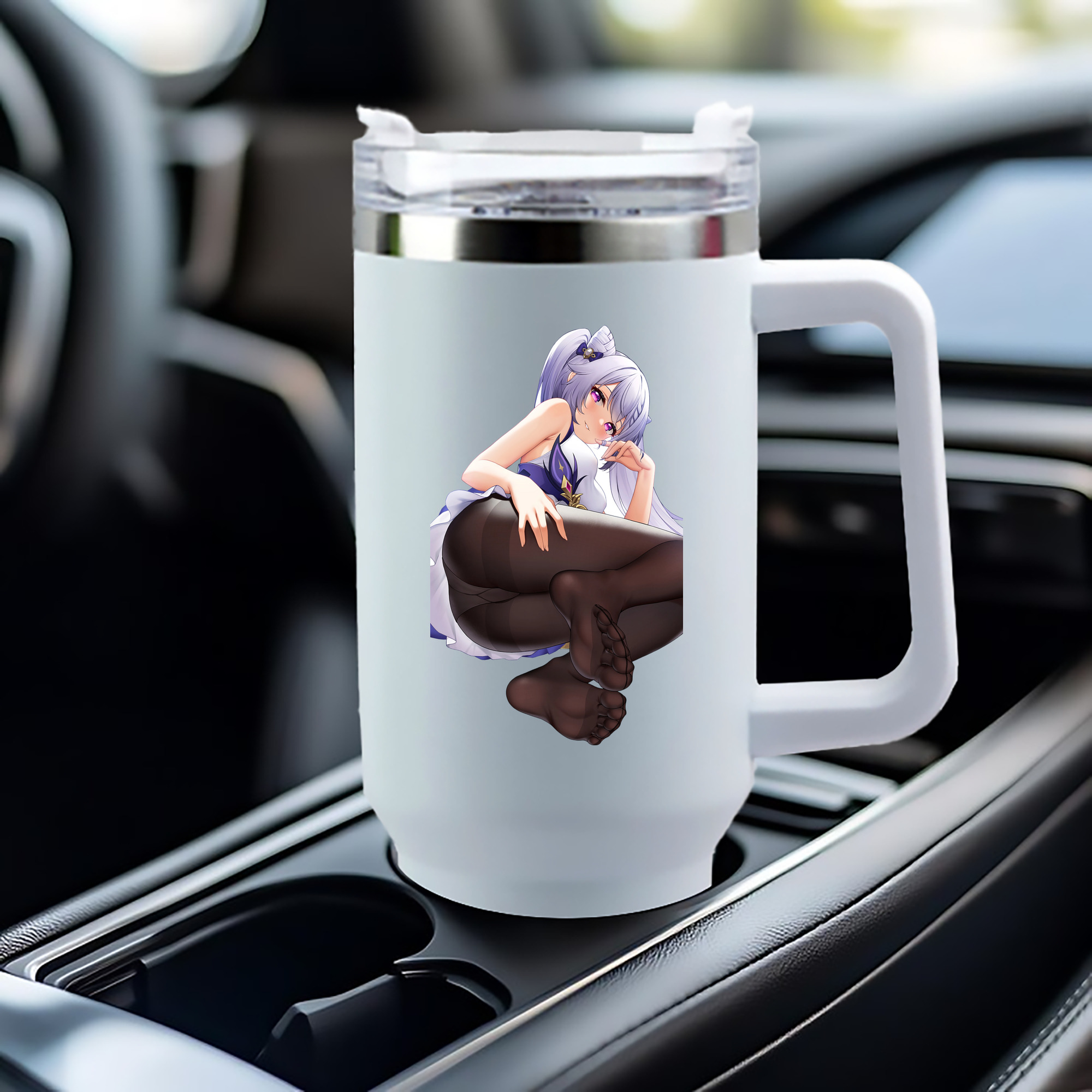 げんし神 刻晴 こくせい genshin Kokusei 1200mL車用タンブラー（カラープリント）