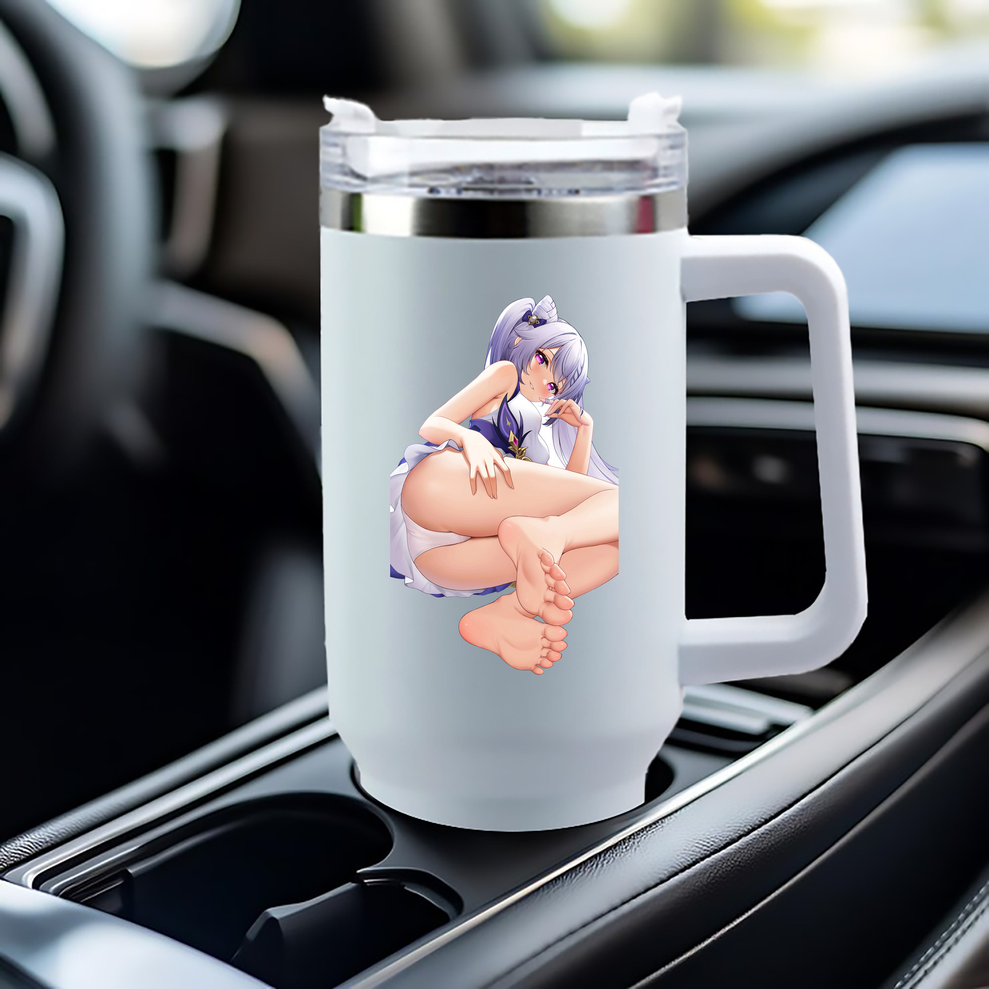 げんし神 刻晴 こくせい genshin Kokusei 1200mL車用タンブラー（カラープリント）