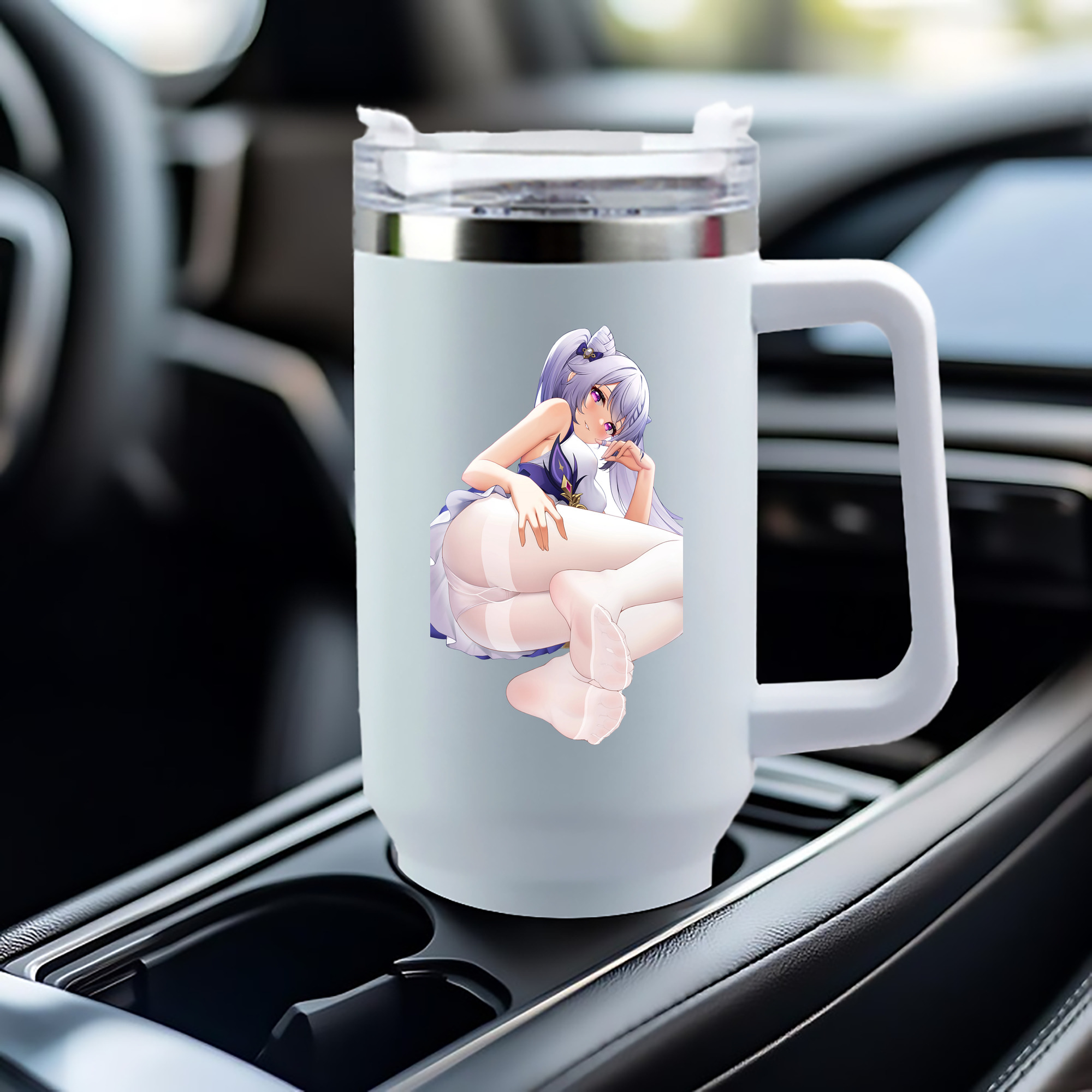 げんし神 刻晴 こくせい genshin Kokusei 1200mL車用タンブラー（カラープリント）