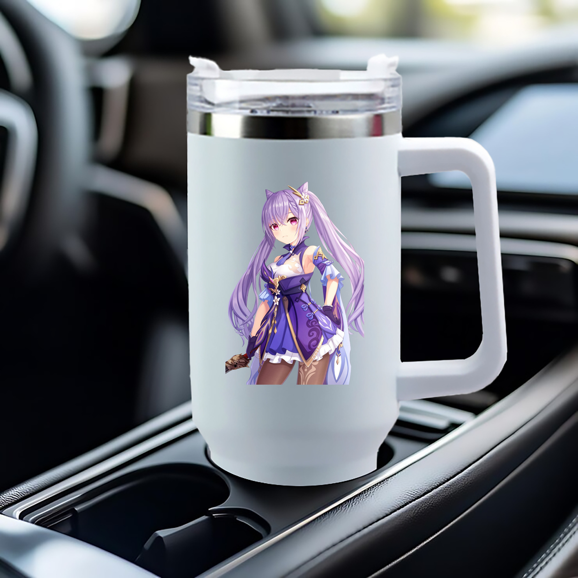 げんし神 刻晴 こくせい genshin Kokusei 1200mL車用タンブラー（カラープリント）