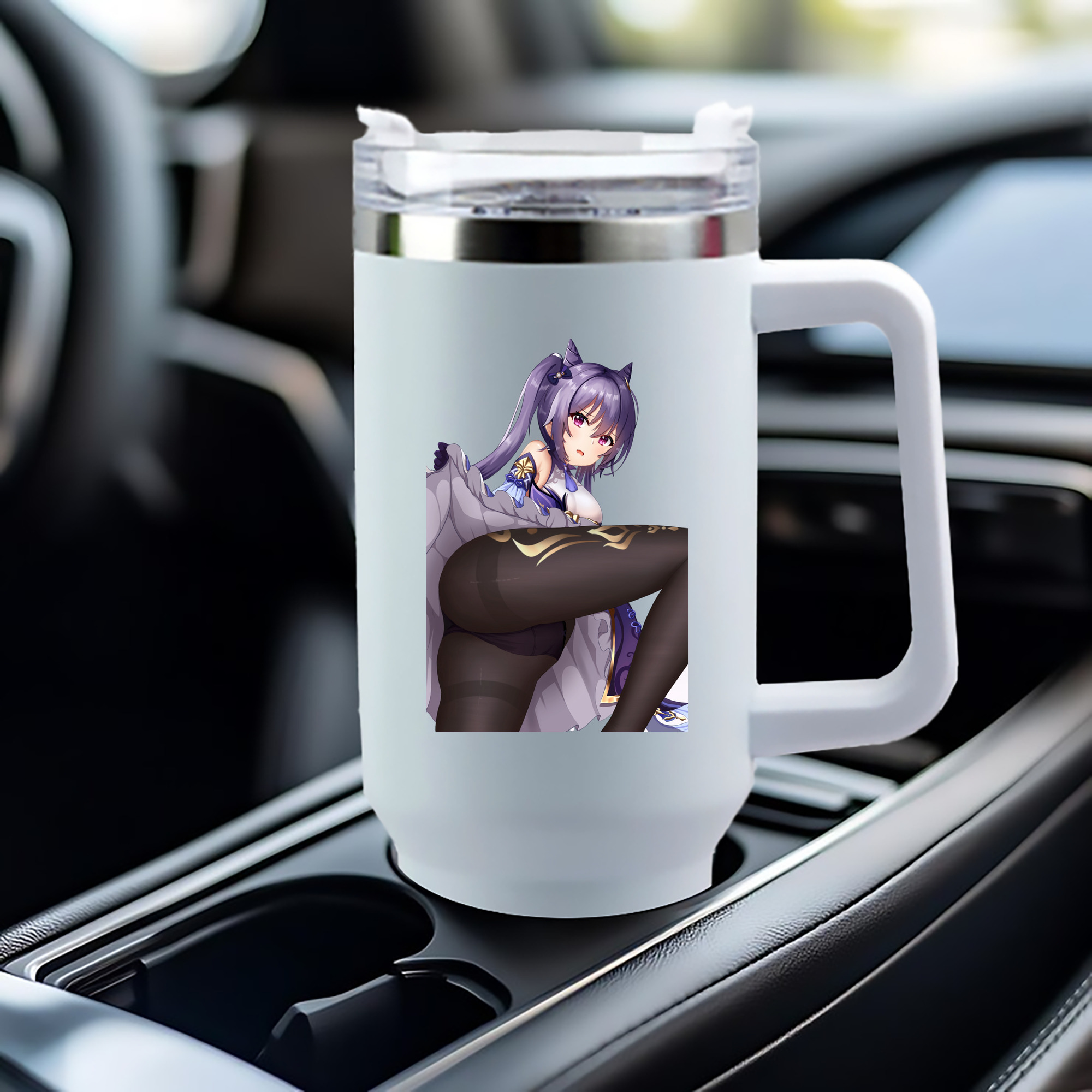 げんし神 刻晴 こくせい genshin Kokusei 1200mL車用タンブラー（カラープリント）