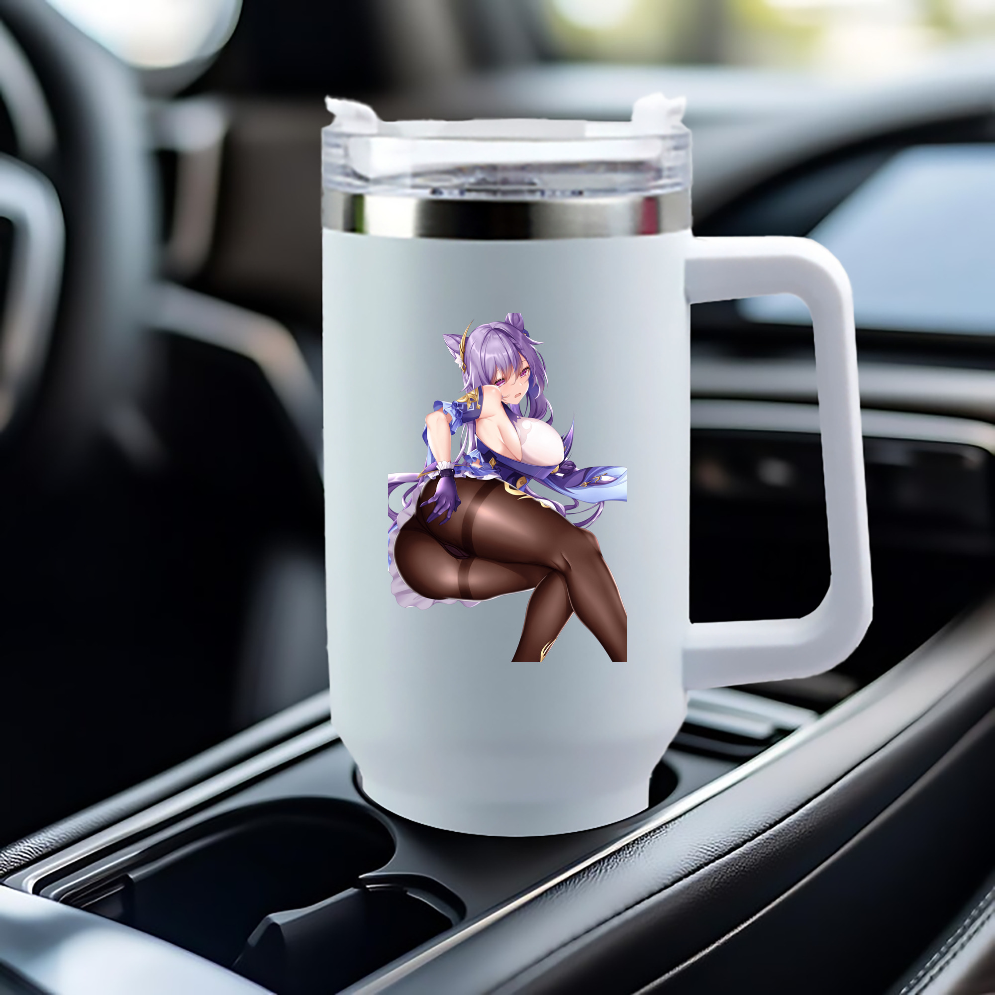 げんし神 刻晴 こくせい genshin Kokusei 1200mL車用タンブラー（カラープリント）