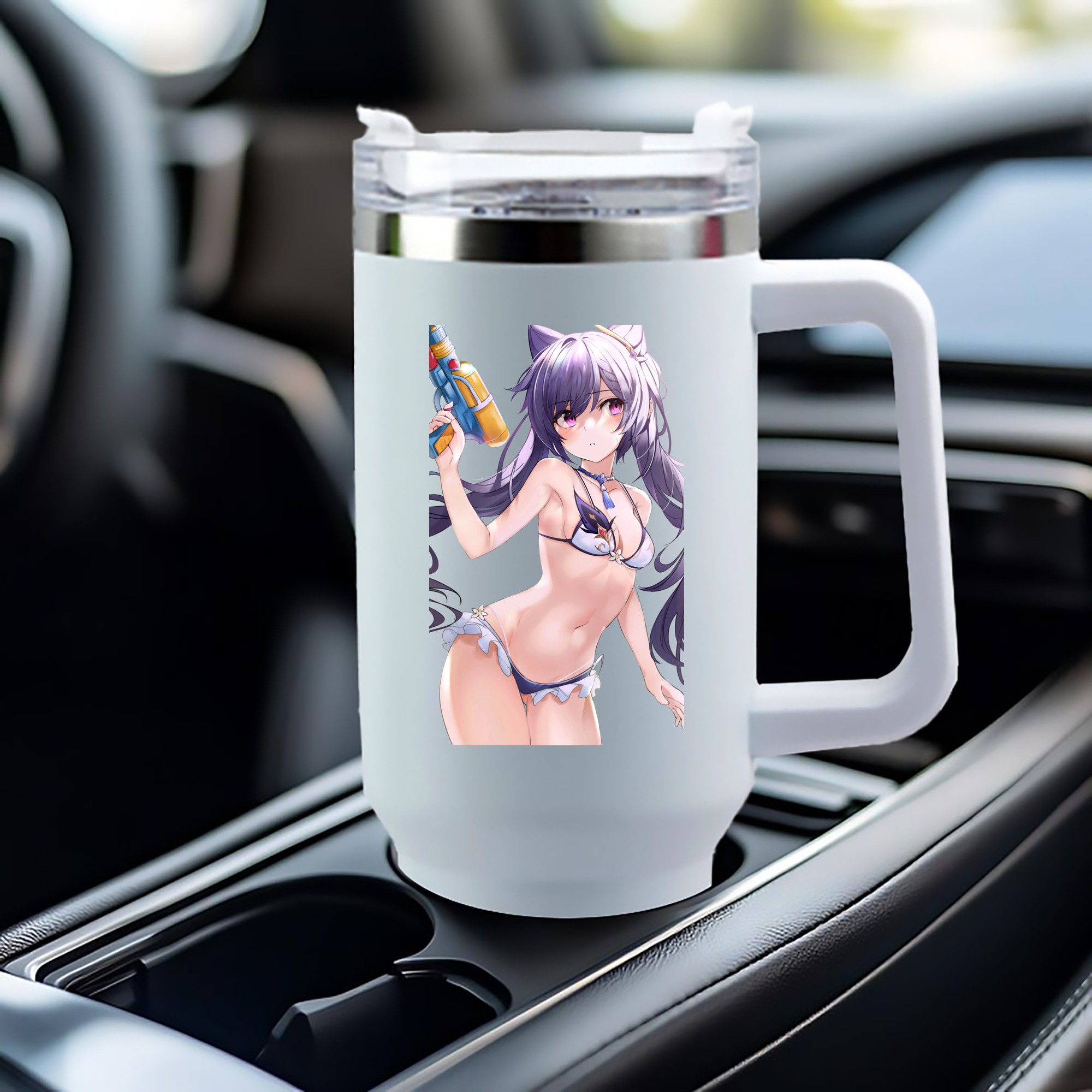 げんし神 刻晴 こくせい genshin Kokusei 1200mL車用タンブラー（カラープリント）